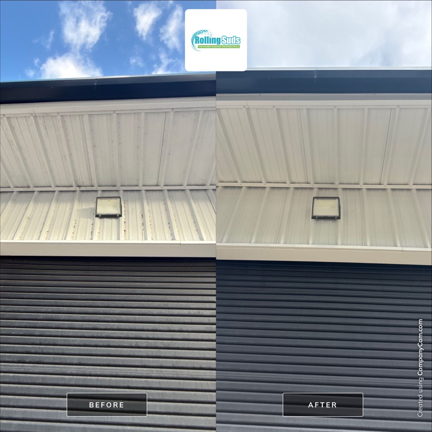 Commercial Warehouse Softwash — Eau Gallie, FL by Rolling Suds of Melbourne - Palm Bay