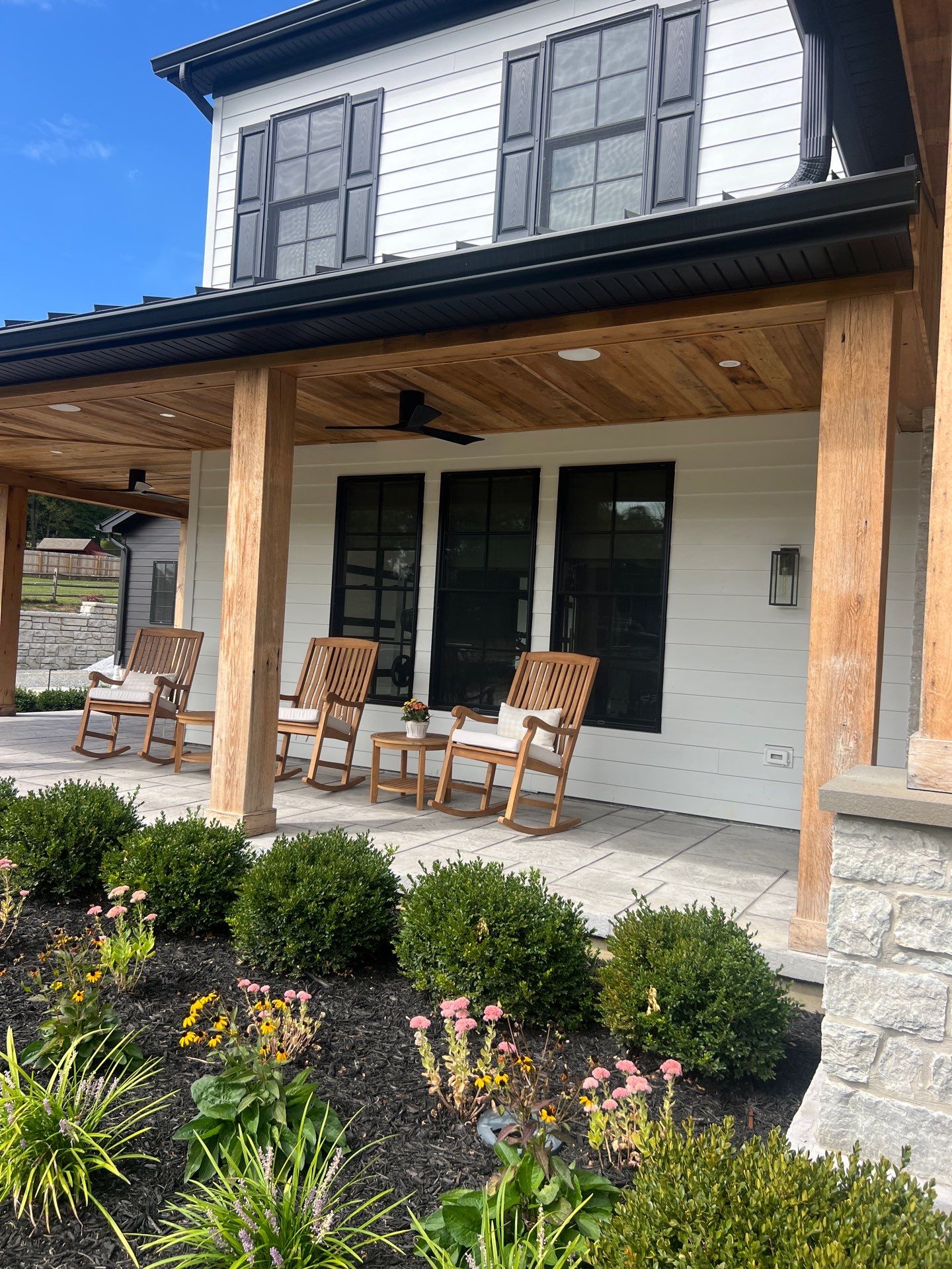Stamped Overlay Patio  by Architectural Concrete Design