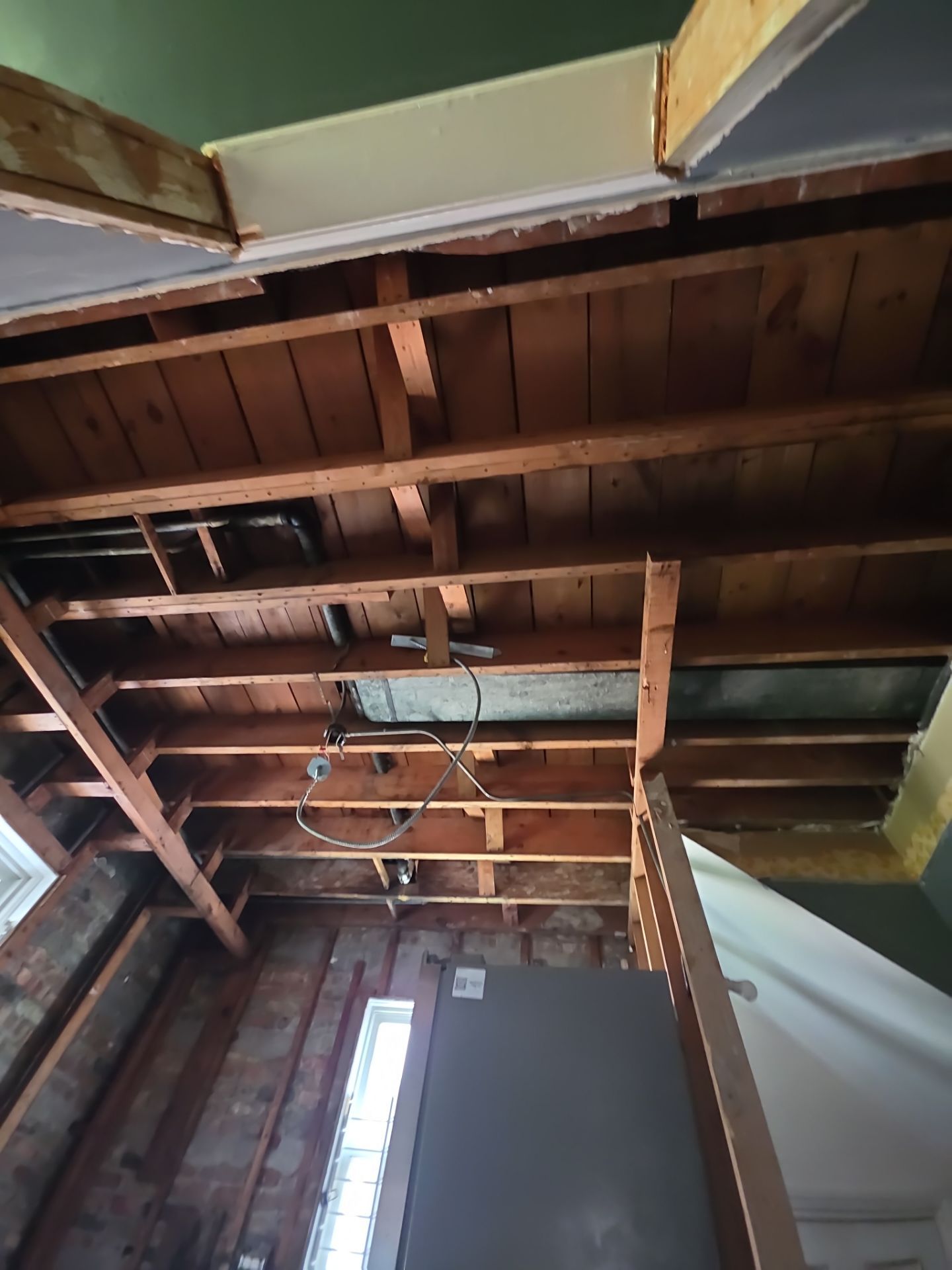 Sewage Drain Pipe Broke in the Kitchen Ceiling by Chicagoland Water Medics