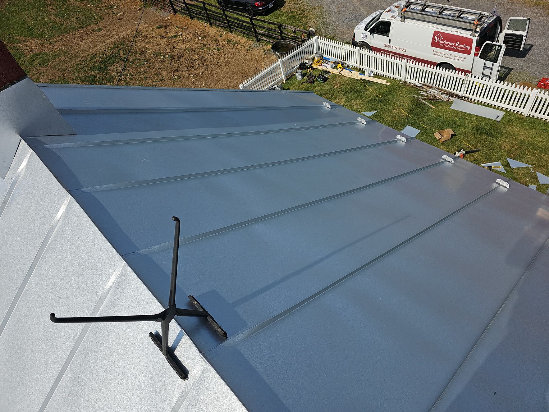 Metal Roof Replacement by Winchester Roofing