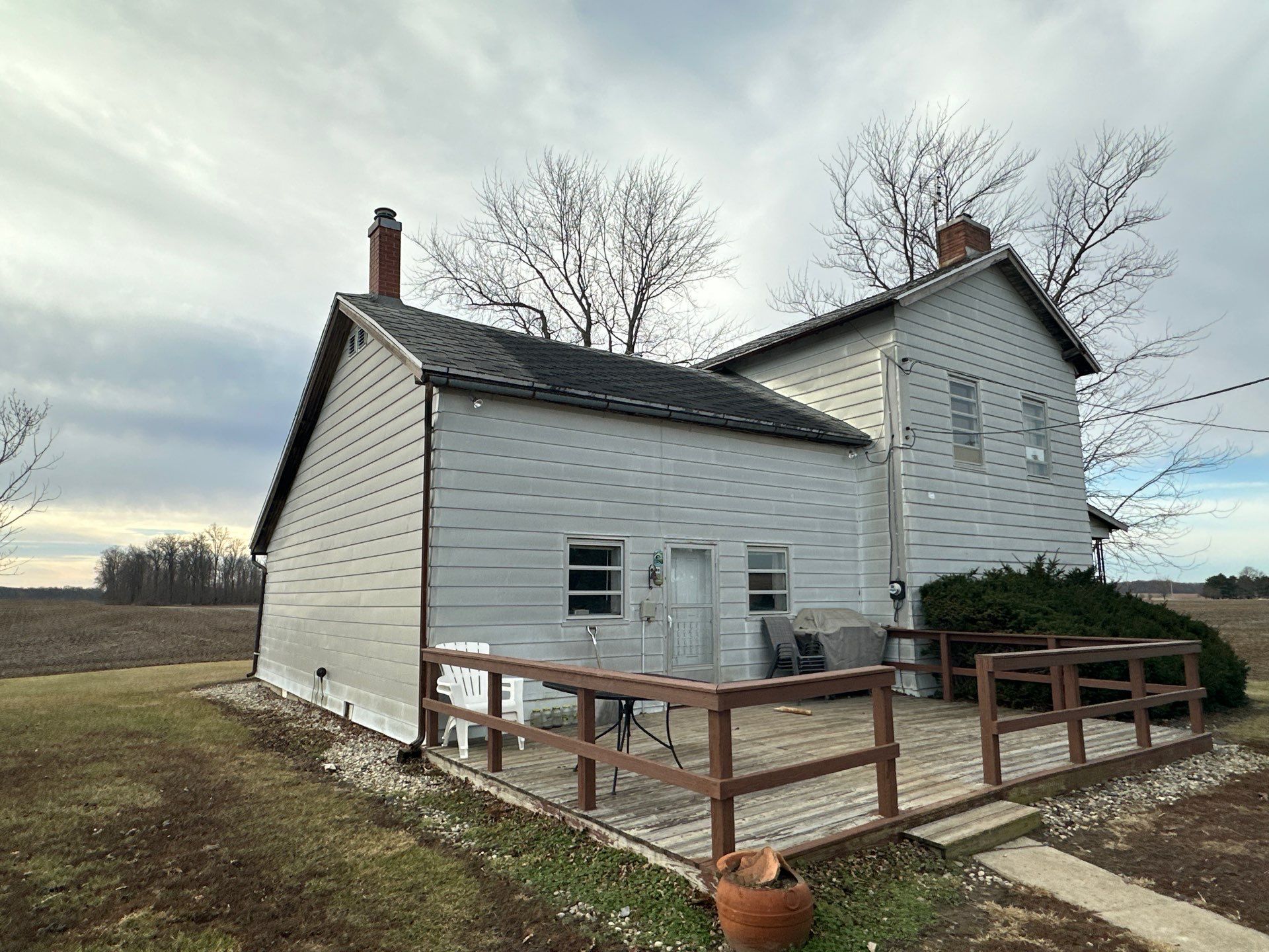 Mechanically Seamed Standing Seam Metal Roof in LaFontaine, Indiana Farmhouse Renovation by 4Ever Metal Roofing