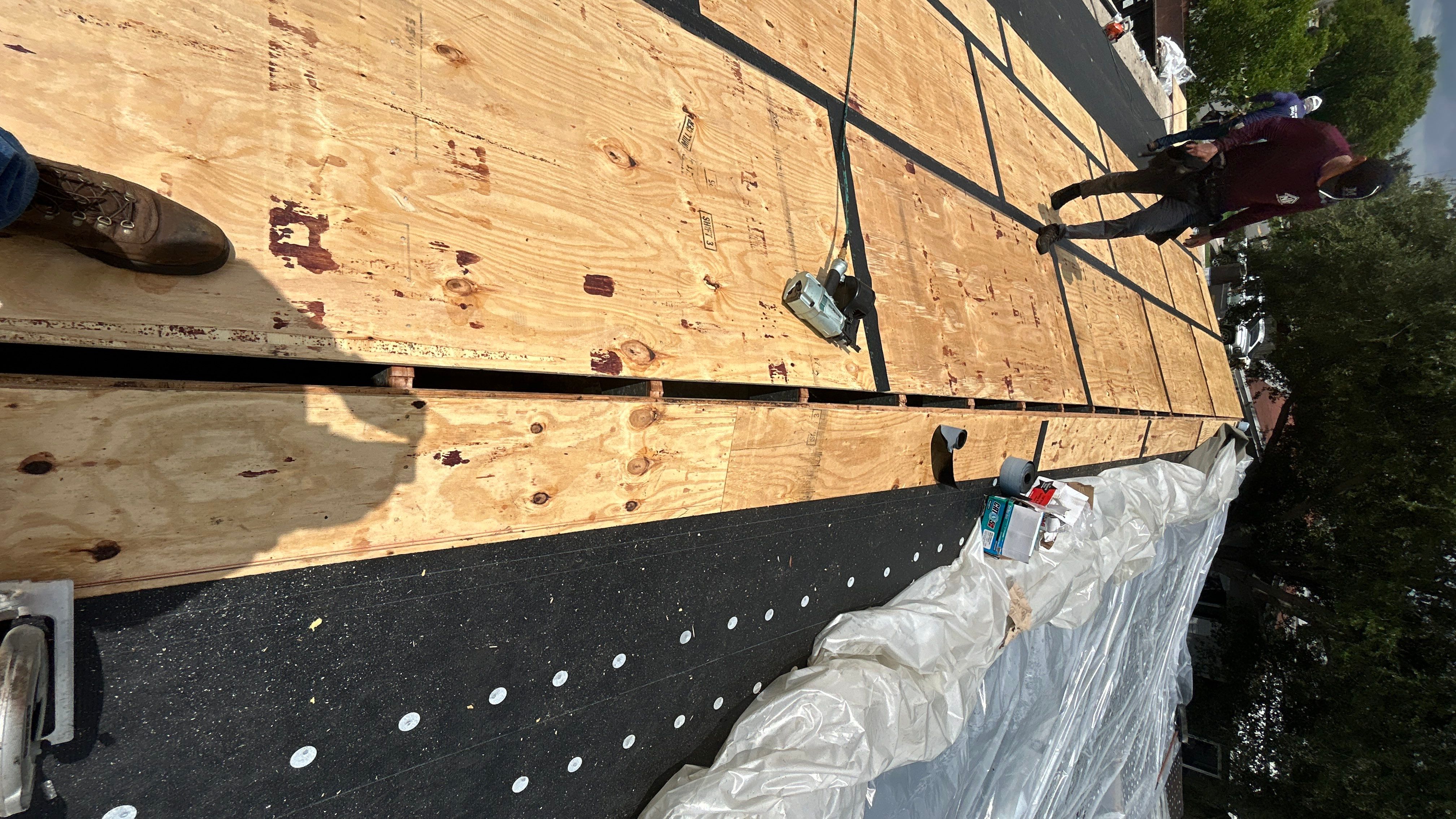 Residential Roofing Installation using Polyglass XFR and Polyanchor by Nast Roofing