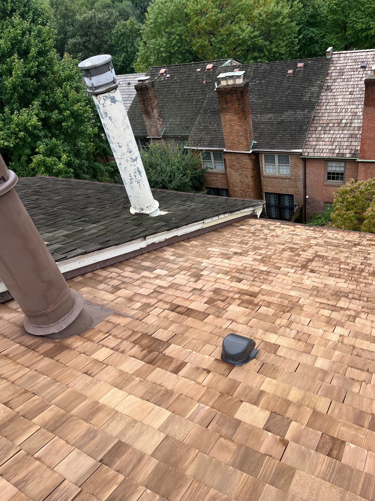 Arlington: Residential Roof Replacement with Perfection CCA-Treated Cedar Shakes by RM Banning, Inc.