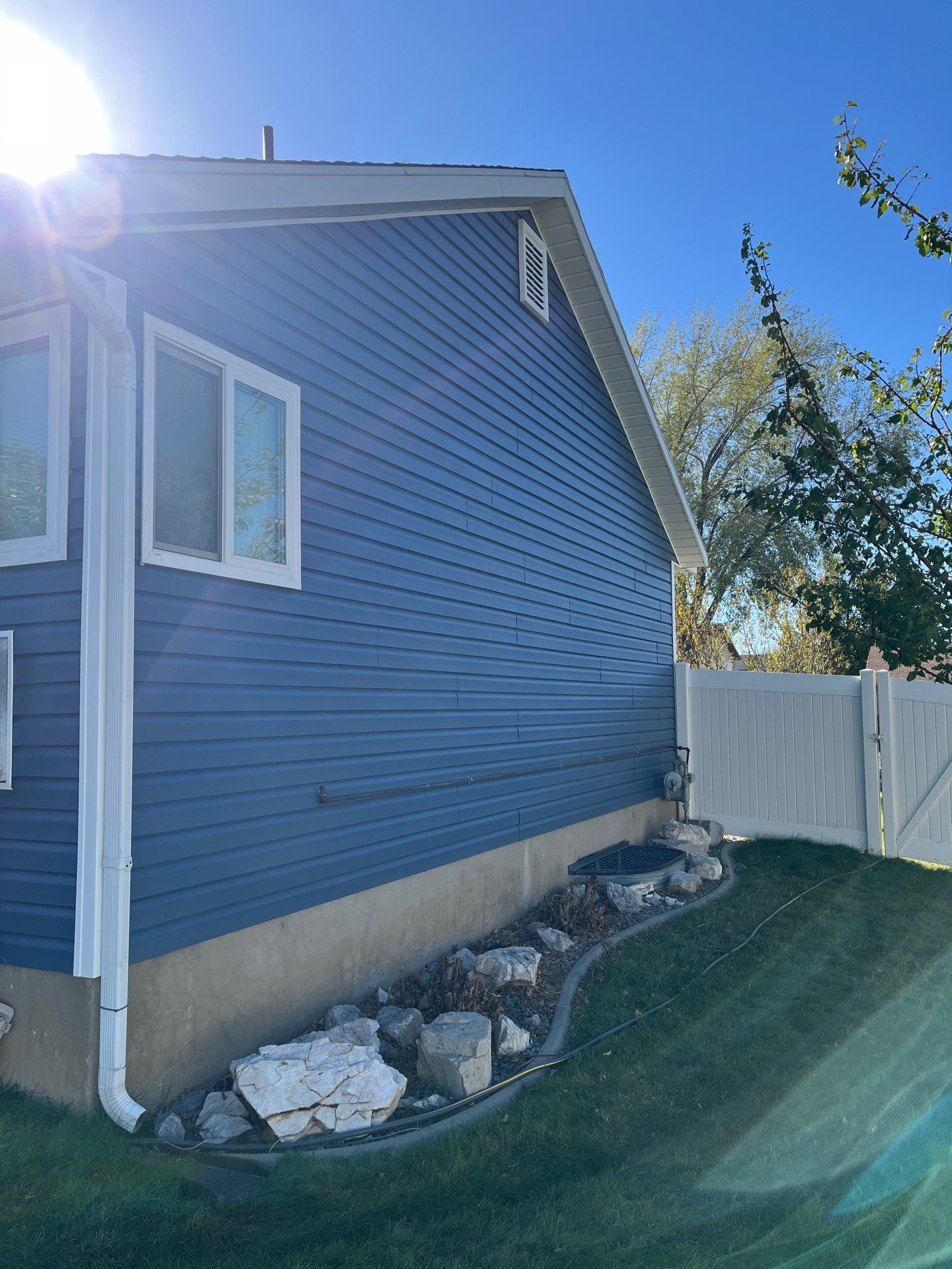 Orem | Complete Vinyl Siding Upgrade | Bayou & White    by Ideal Siding Utah