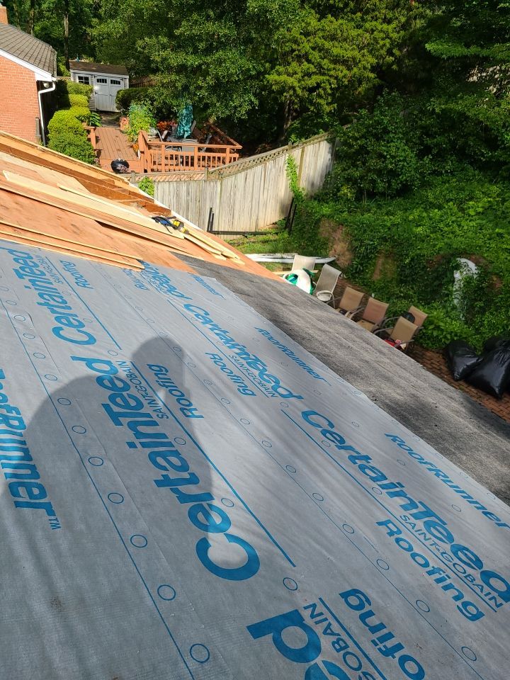 Springfield Tree Damage Restoration: CertainTeed Landmark Designer Shingles in Charcoal Black by RM Banning, Inc.