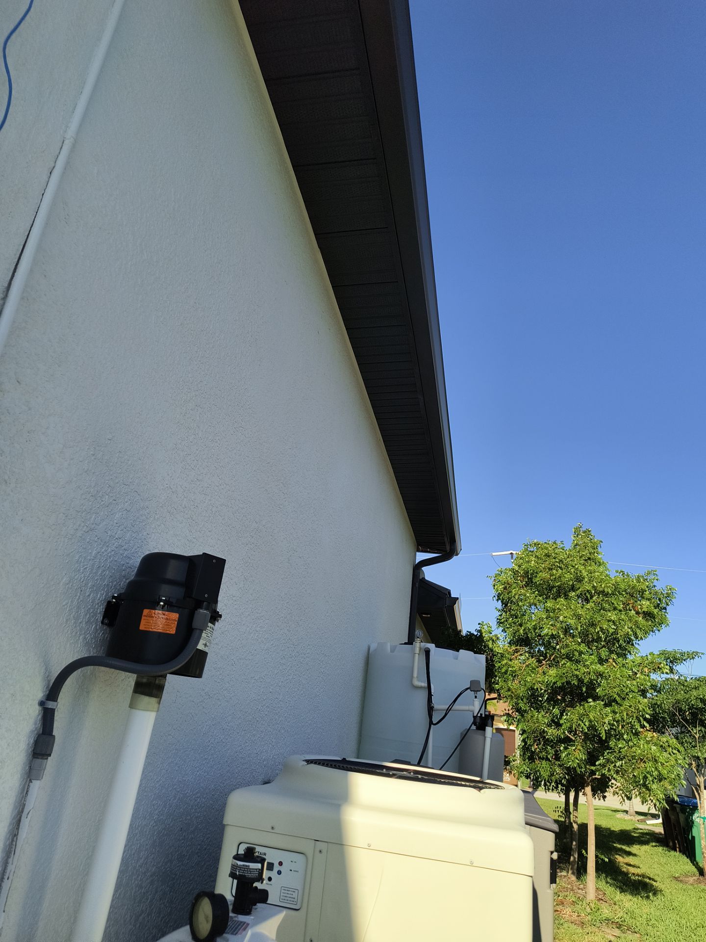 Dark Bronze 7-Inch Gutter Installation in Cape Coral FL by Gutter Professors