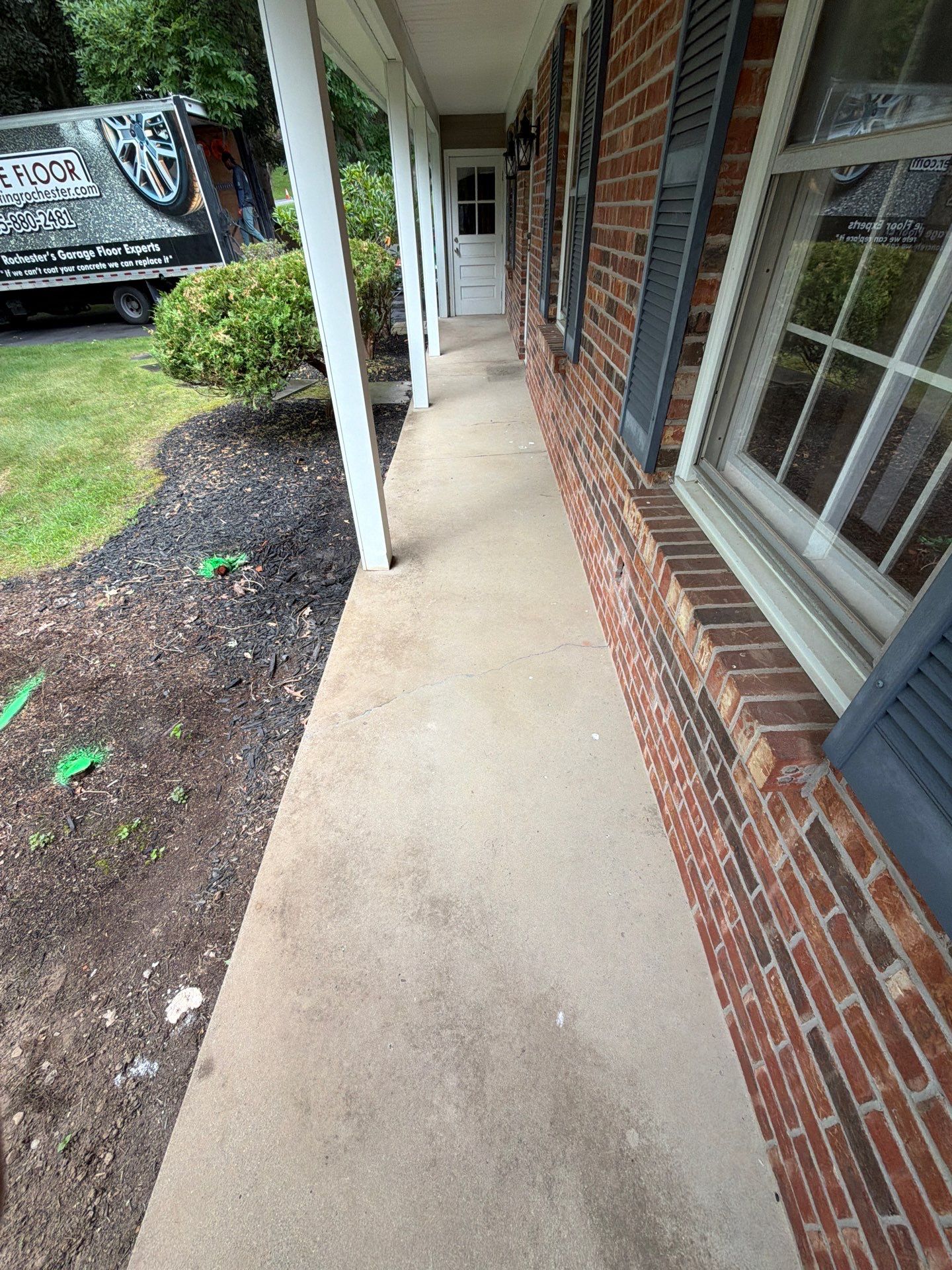 Vintage Shalestone Porch Coating by NG Masonry & Construction LLC