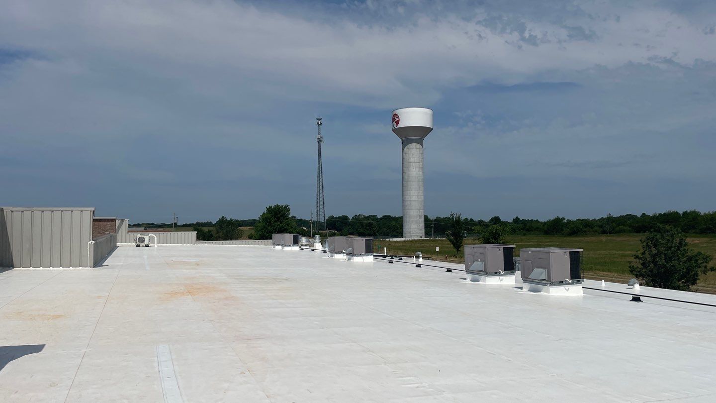Commercial PVC Membrane Roofing Install by Titan Commercial & Residential Roofing