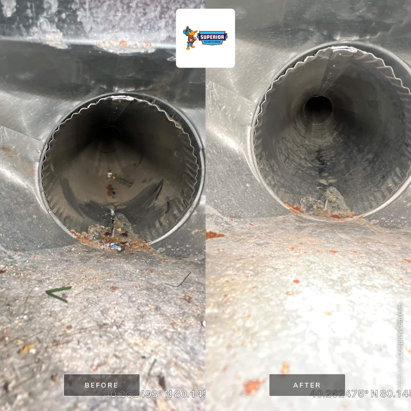 Air Duct Cleaning With a Vacuum Truck in Canonsburg, PA by Superior Air Duct Cleaning