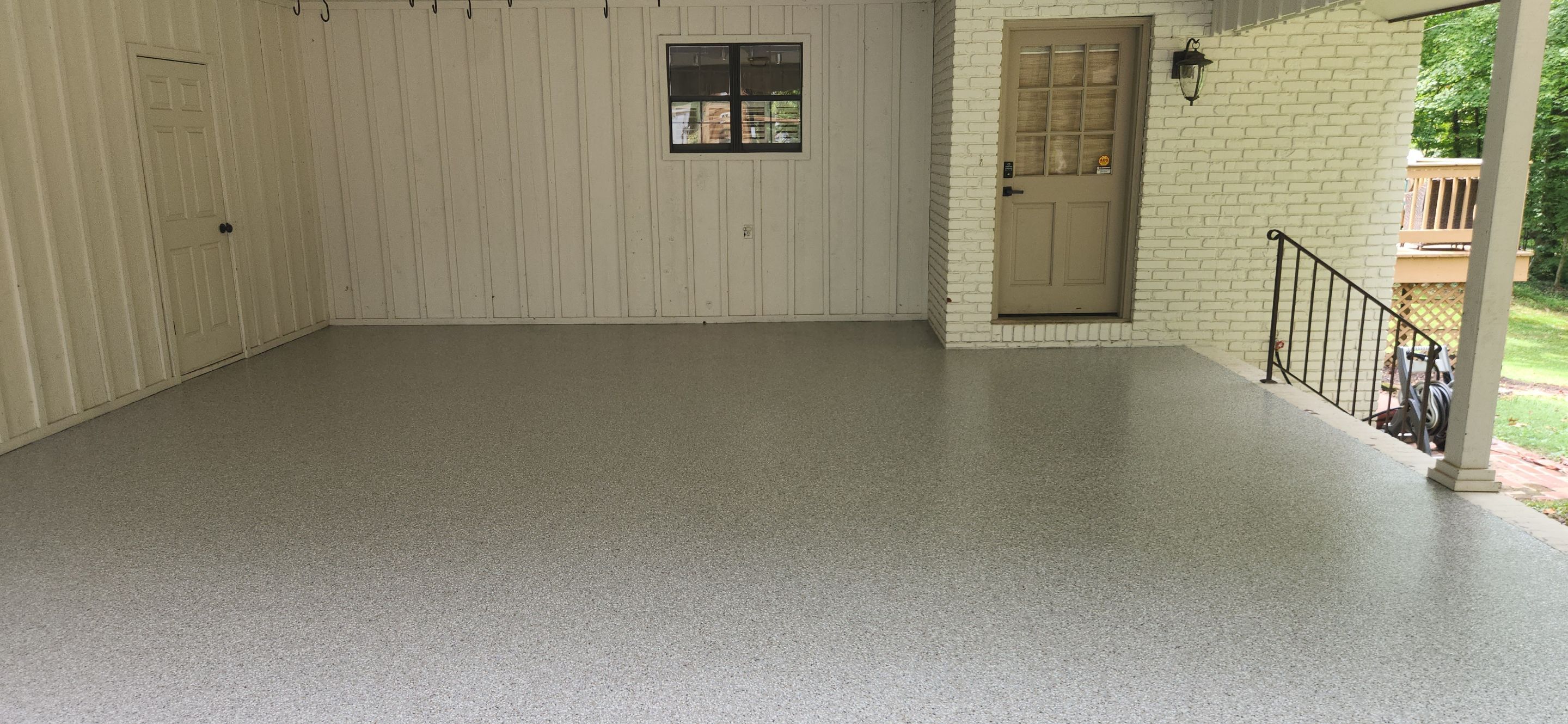 Carport Renovation using Creekbed by Elite Floor Solutions