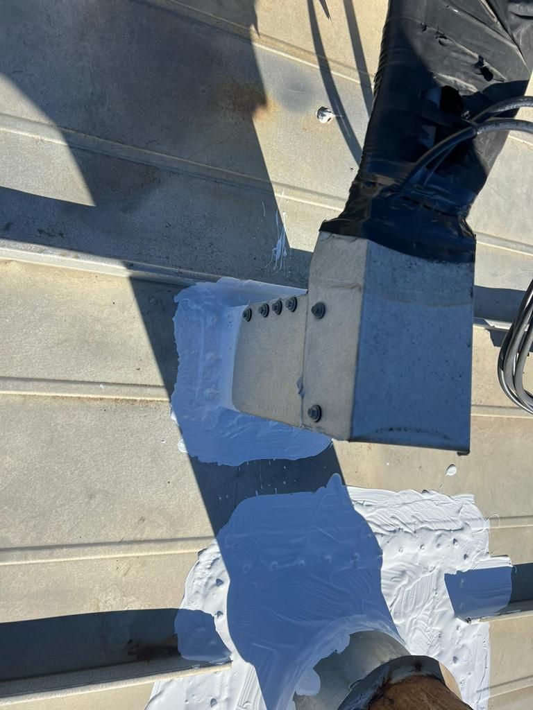 Roof Repair on a metal roof  by Grell Roofing, LLC
