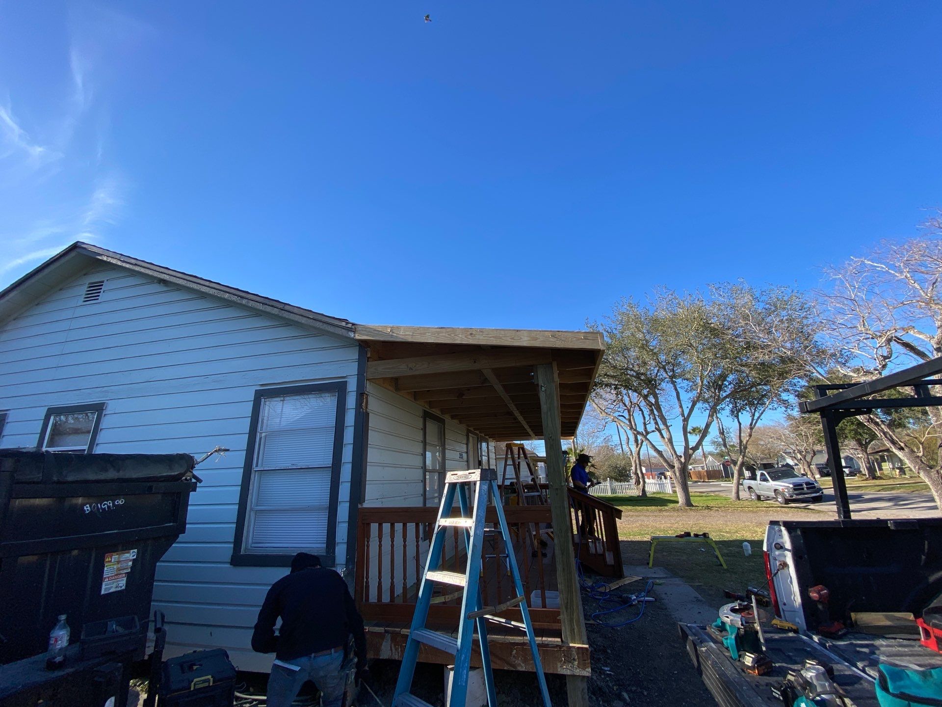 Over Engineered Patio by Bayfront Roofing and Construction