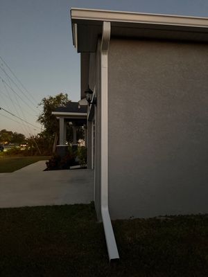 6-inch K-style Seamless Gutters in Punta Gorda FL