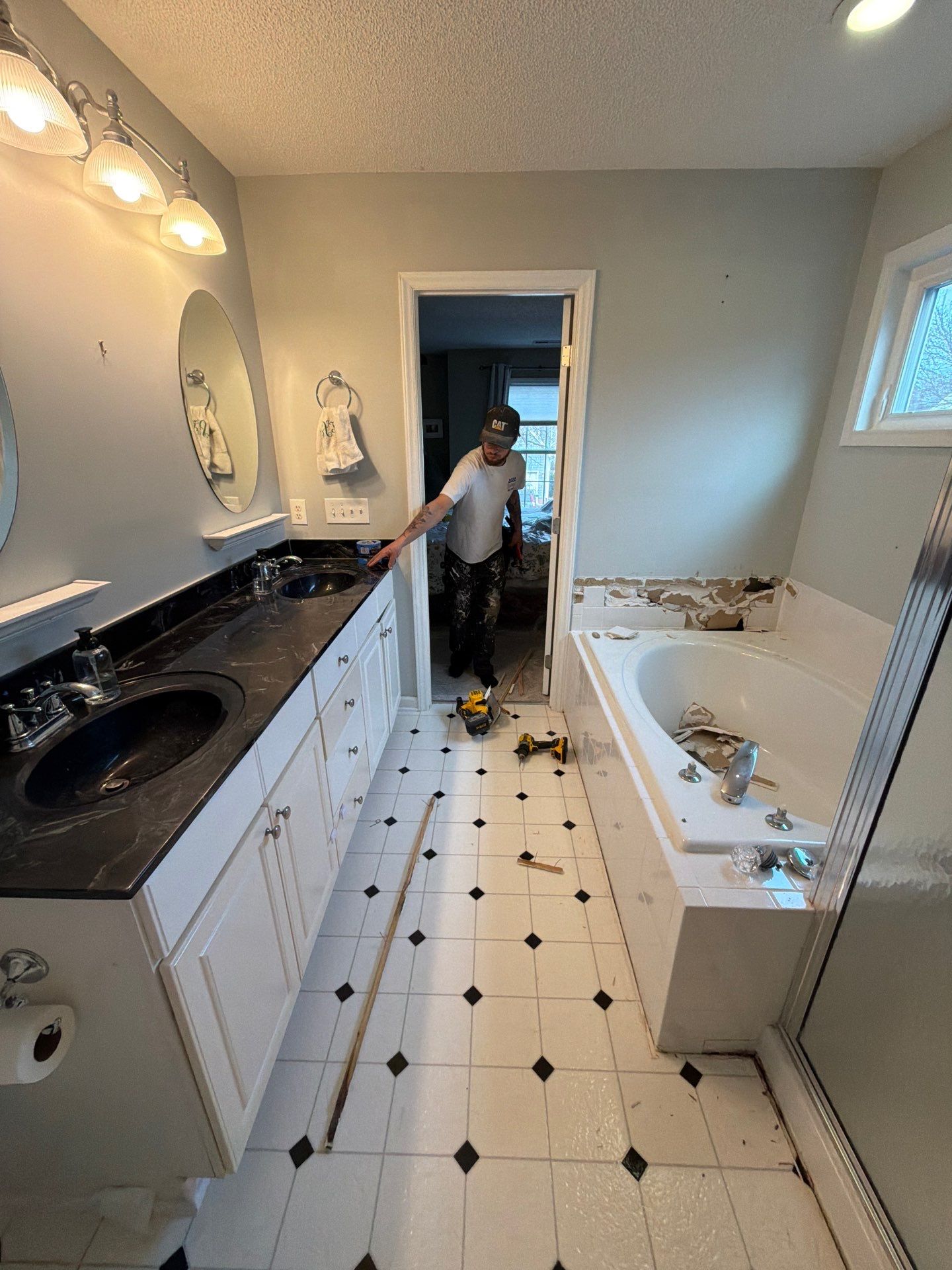 Bathroom remodel by Billy Weatherspoon Contractor