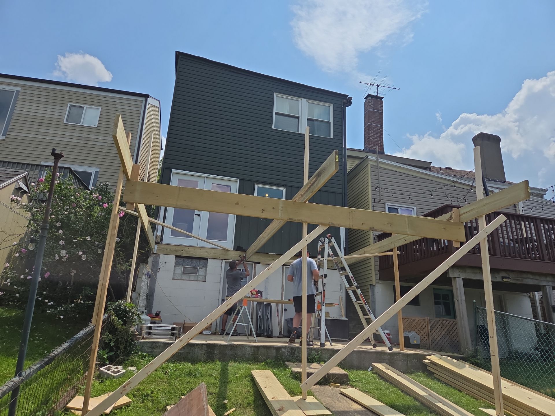 Deck Project in Southside Slopes by Cousins Roofing Siding & Decks