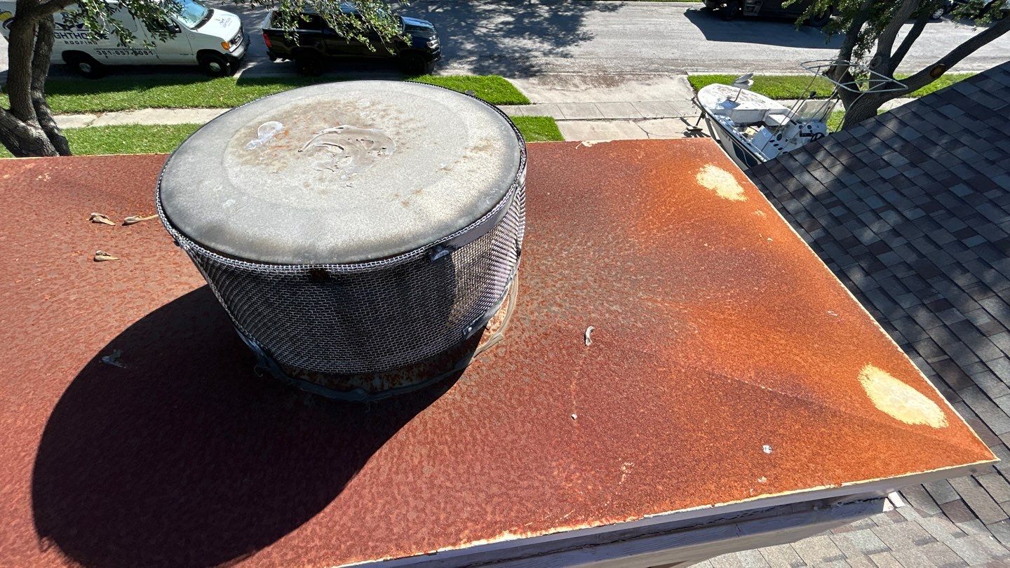 Chimney Cap & Chase Replacement using Galvanized Chimney Cap & Chase by Lighthouse Roofing