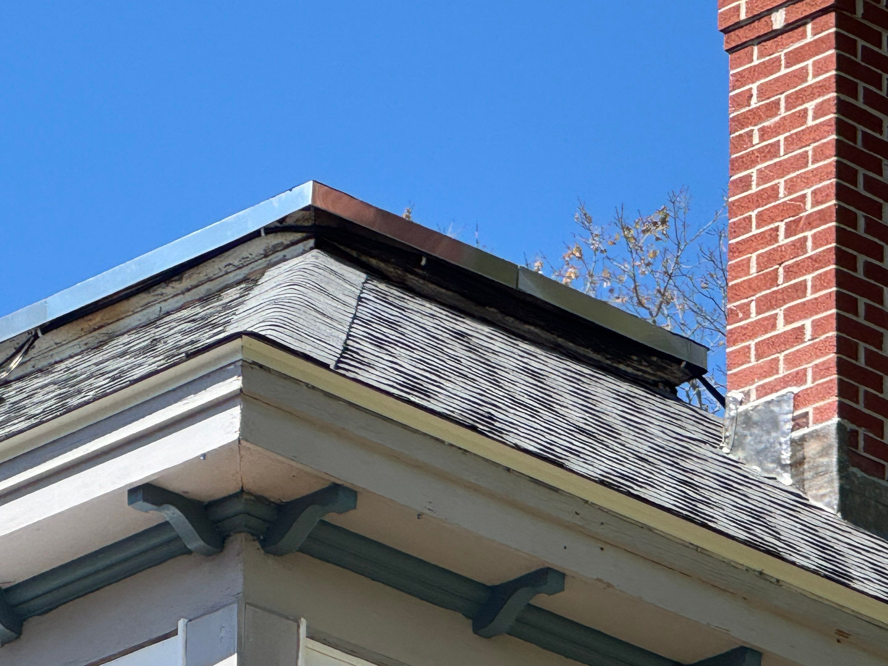 Full Roof Replacement on Historic Farmhouse with Decking Replacement – Repeat Customer by Sensible Home Solutions