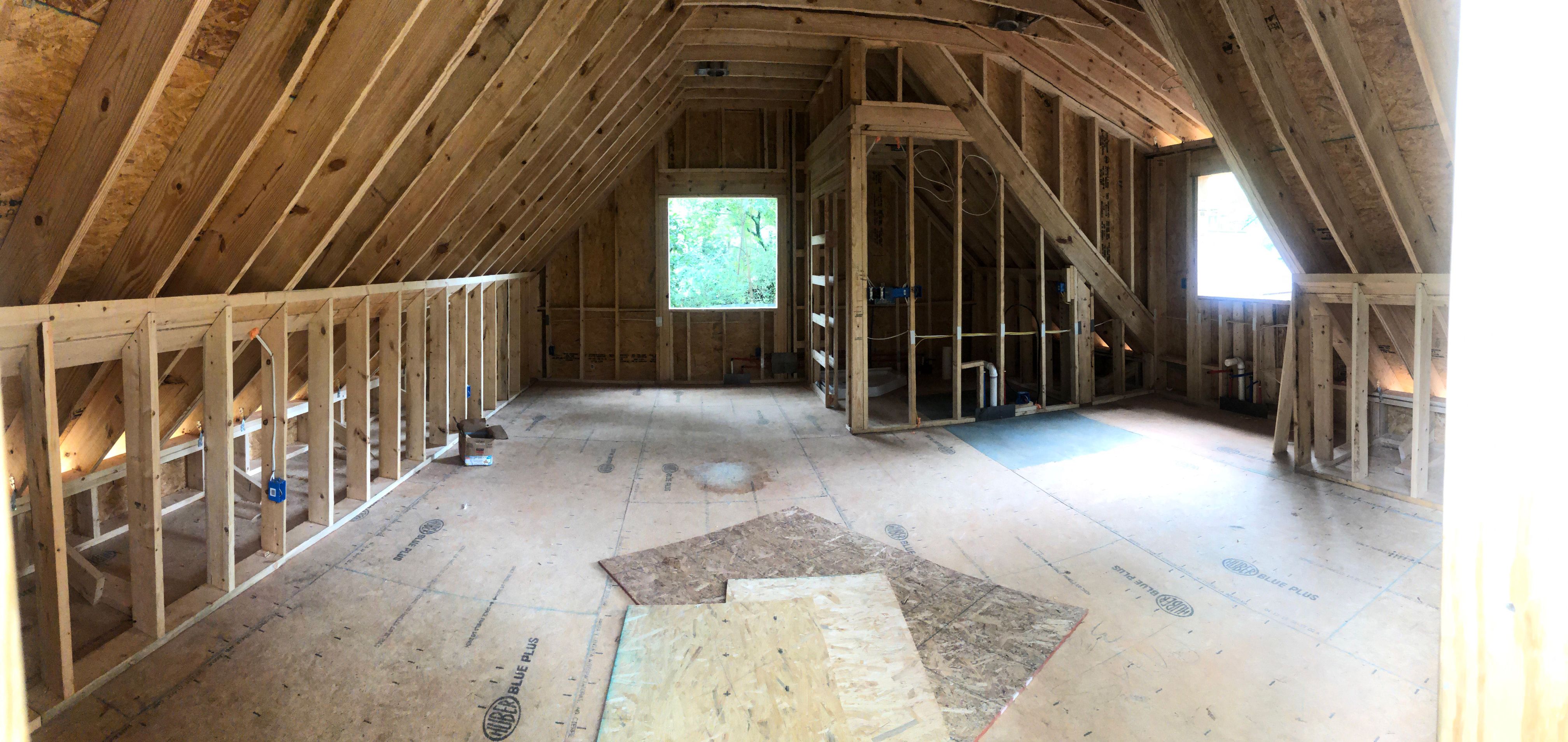Custom Two-Story Brick Garage and Studio Apartment in Decatur by Swift Home Renovations 
