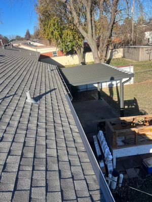gutter installation and box vent replacement in Midwest City