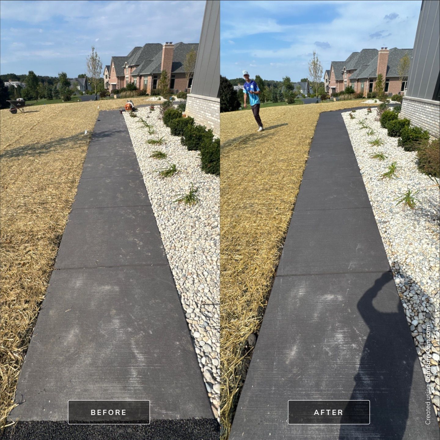 Project in Lake Barrington by Simmons Power & Soft Washing