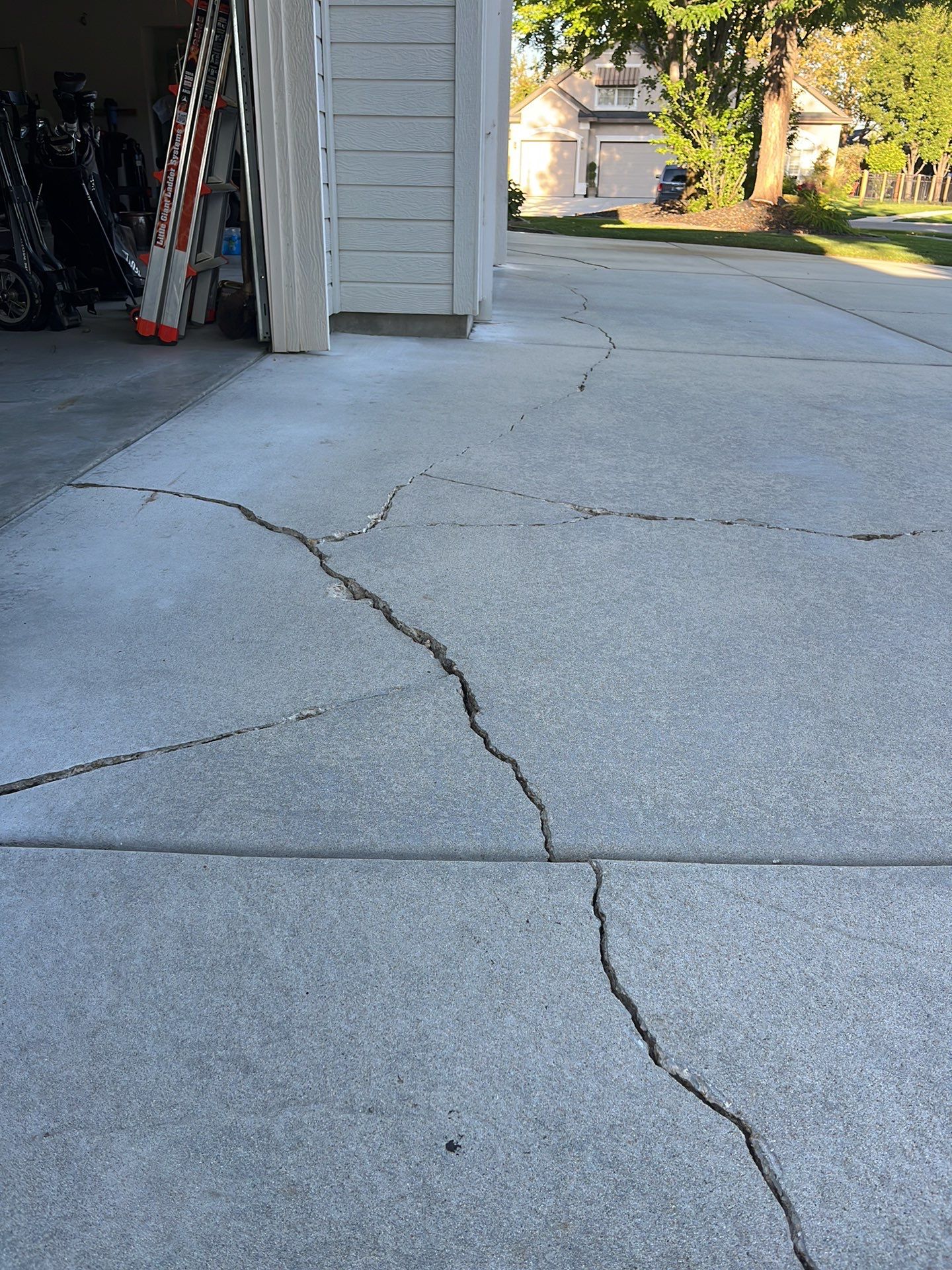 Major Splintering and Sinking Repair by Mr. Mudd Concrete