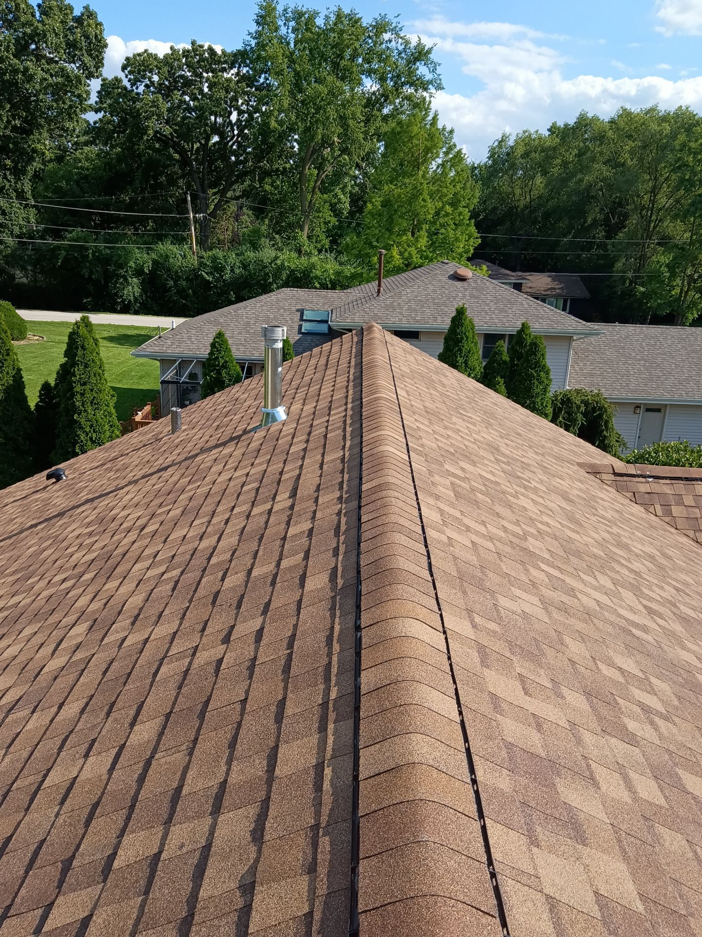 Architectural Asphalt Shingle Roof Replacement in West Chicago, Illinois by Pro Home Services Inc