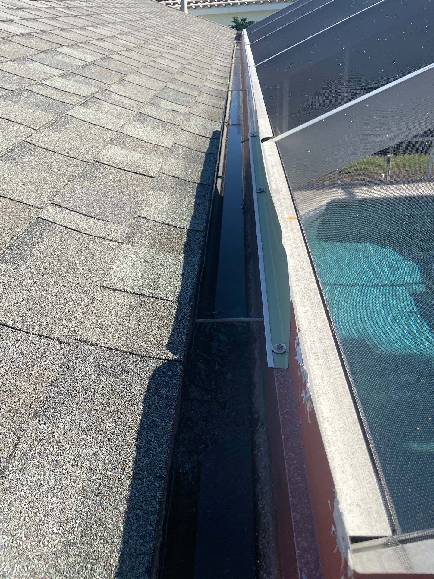 White 6-inch K-Style Gutters in Sarasota FL by Gutter Professor by Gutter Professors