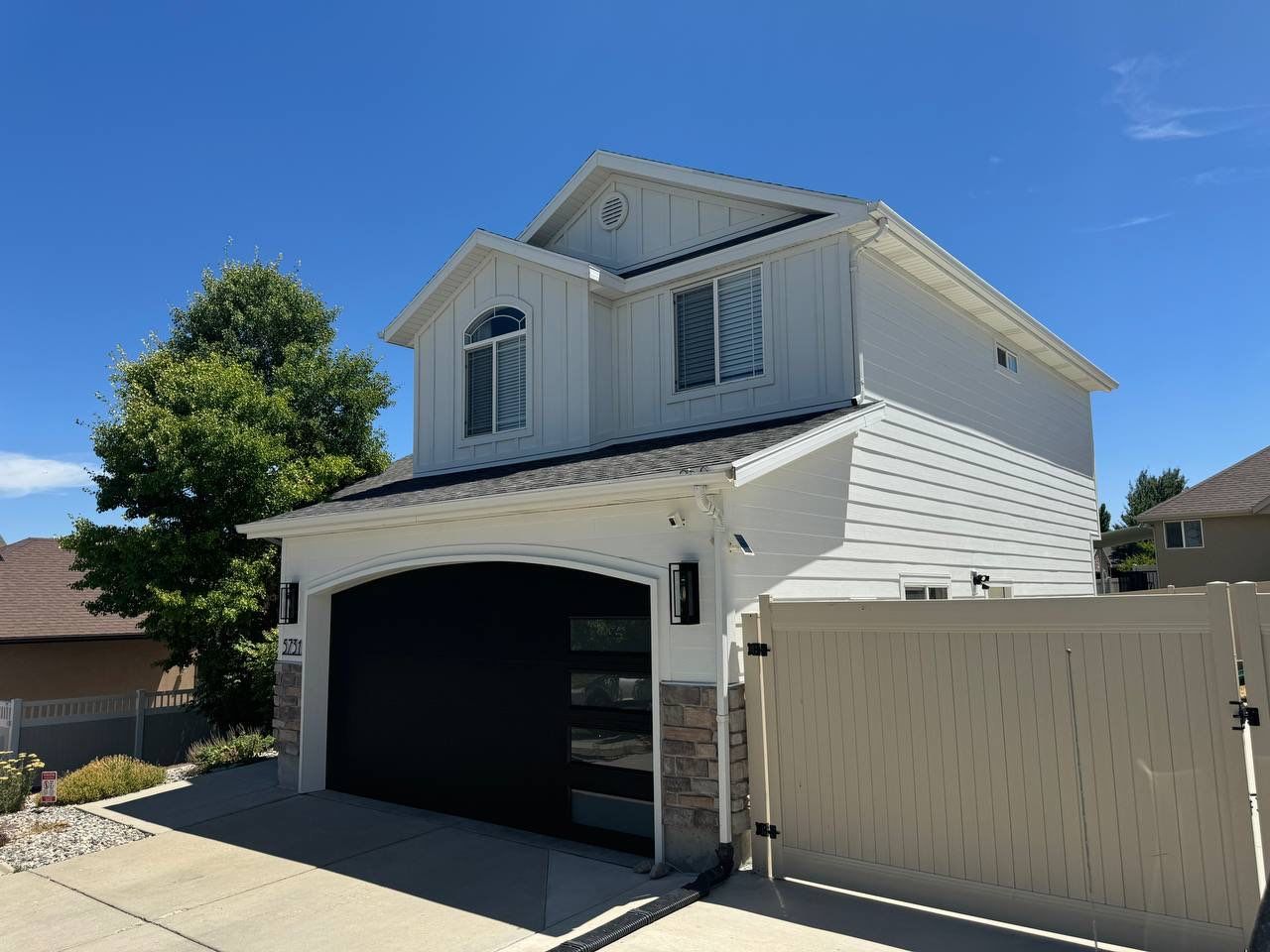 Salt Lake City Area | Stucco to Hardie Conversion | Mixed Profiles & Arctic White by Ideal Siding Utah