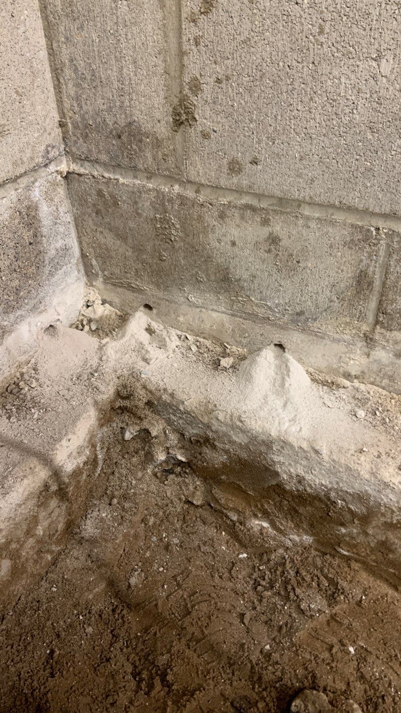 Drain tile in Brooklyn Center by Waterproofing Northeast