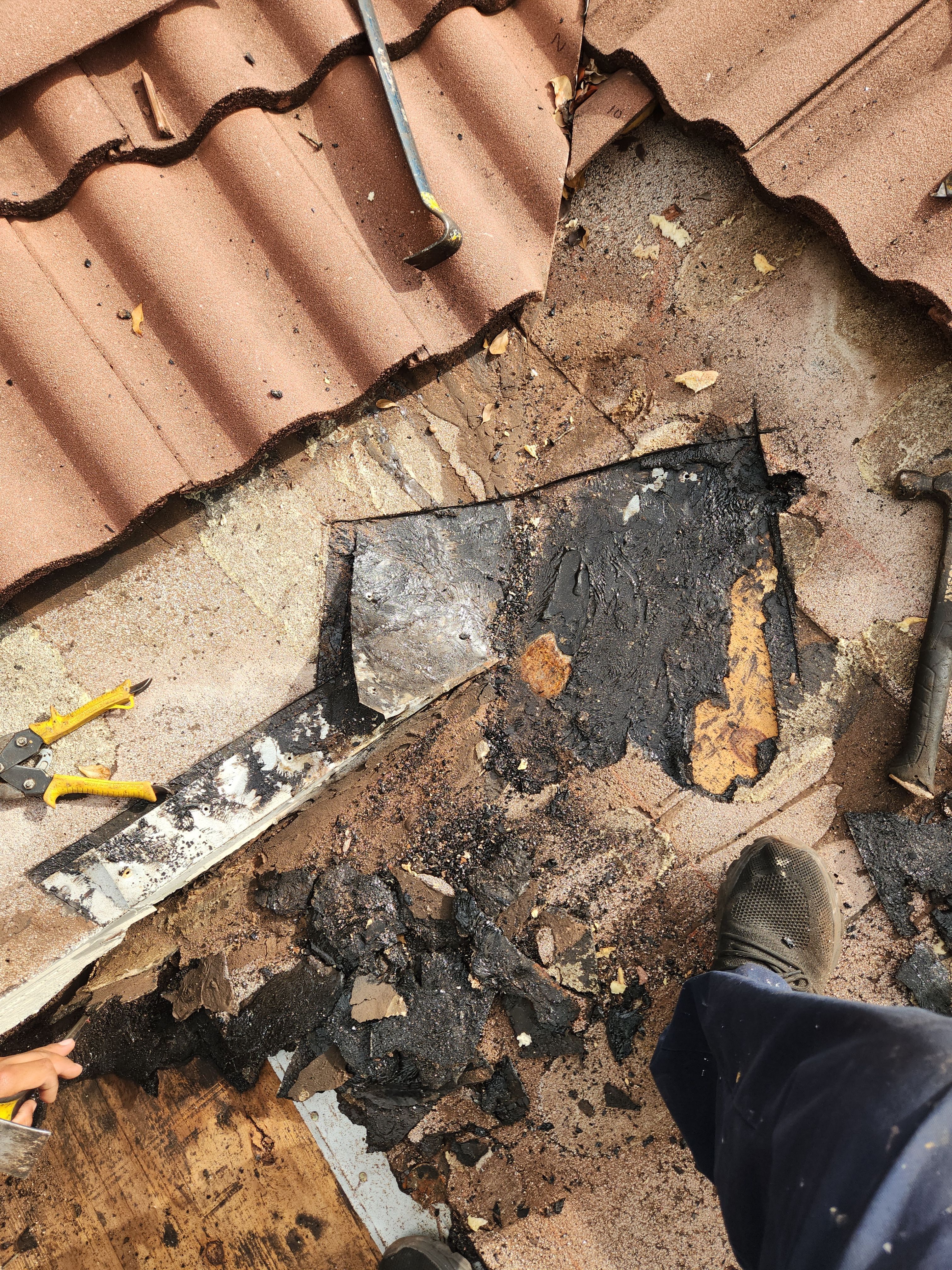Clay Tile Roof Leak Repair and Sheathing Replacement in Hollywood by Aastro Roofing