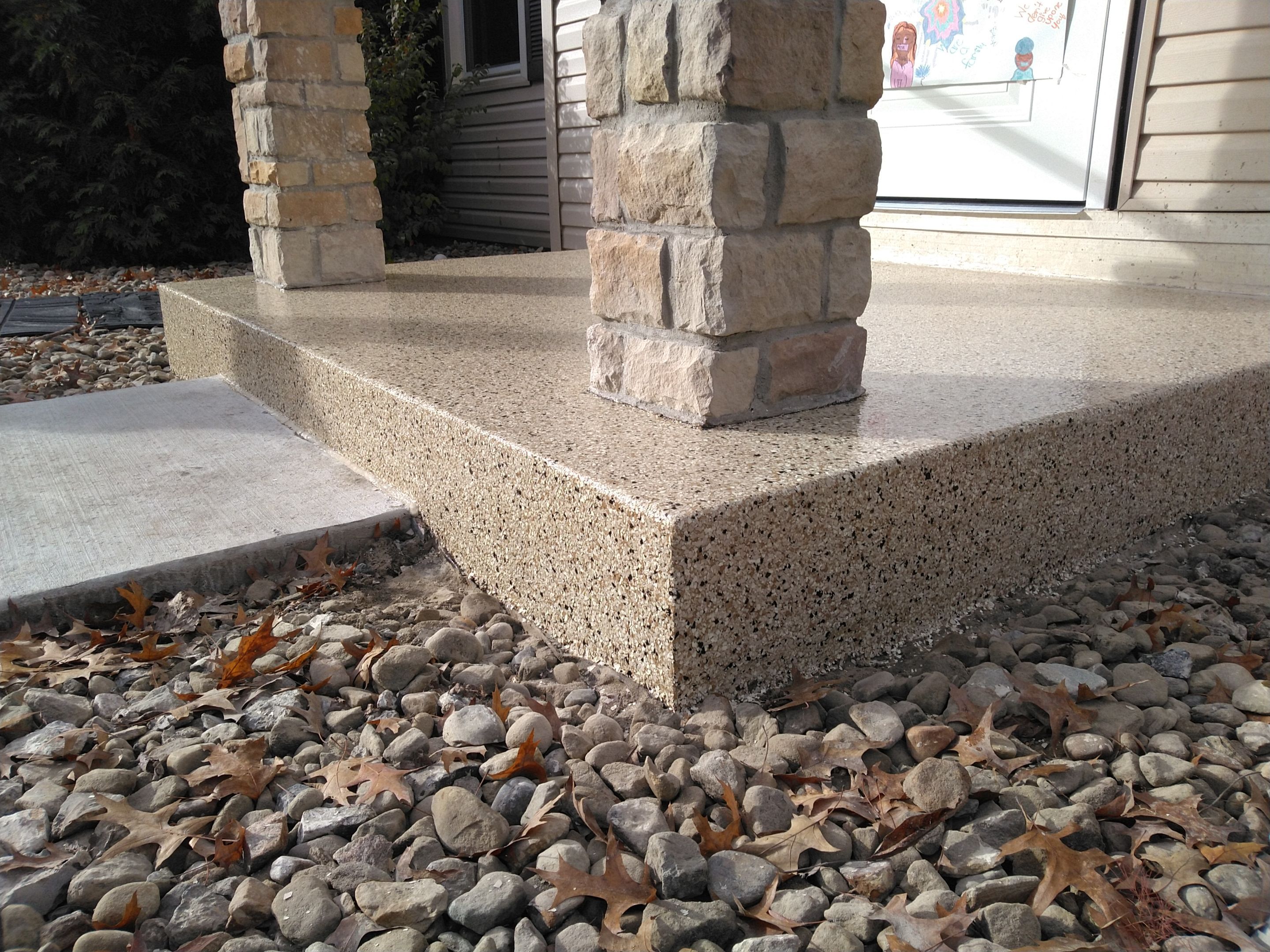Front Porch  using Pecan by Fantastic Floors by Miller Custom Exteriors 
