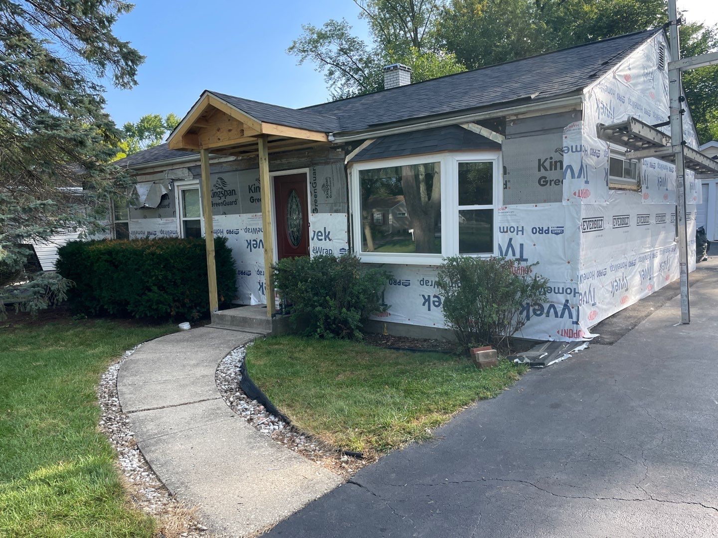 Siding Installation using Alside Charter Oak Siding  by Pro Home Services Inc