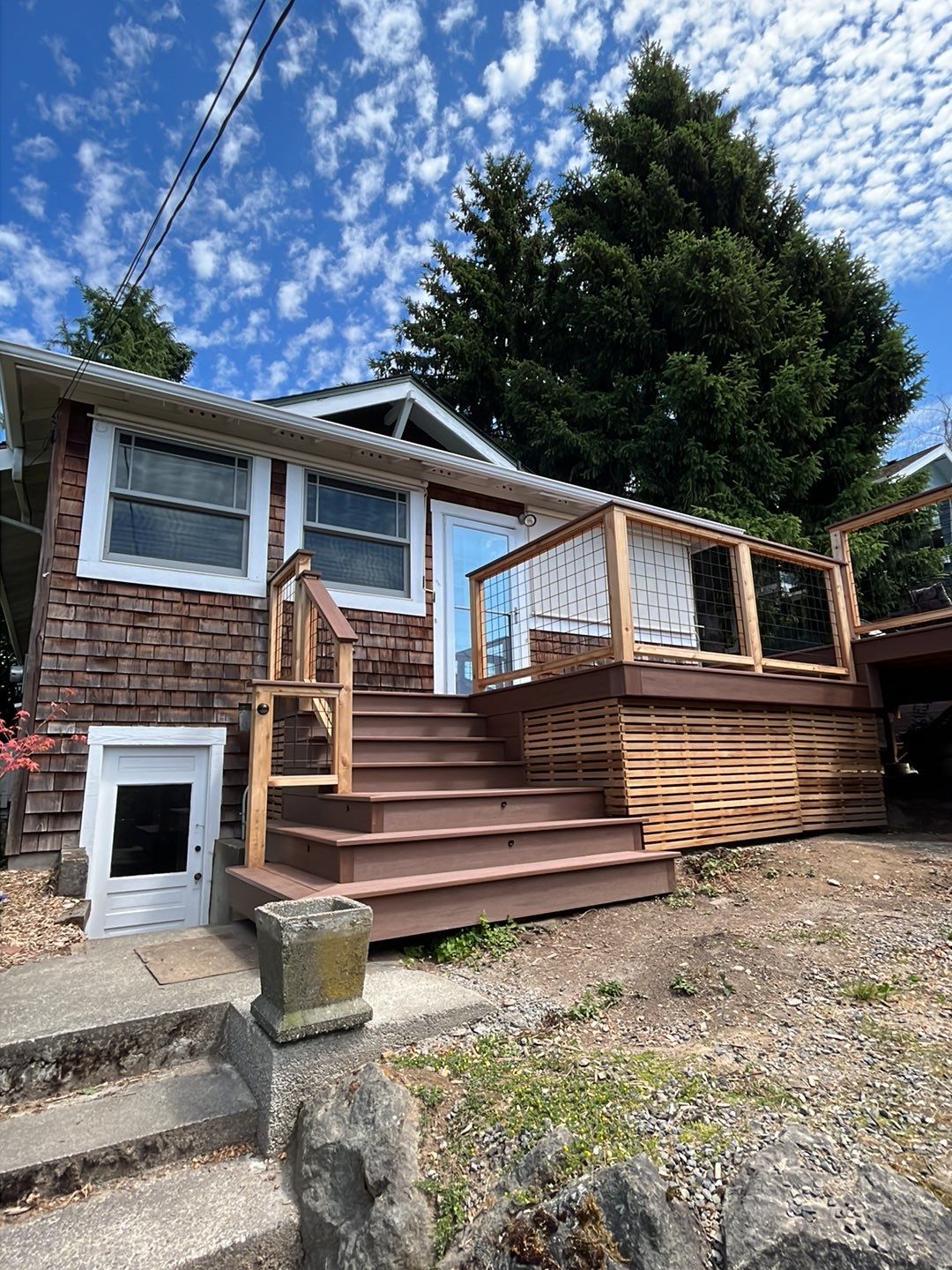 Seattle New Deck Project by Alki deck builders 