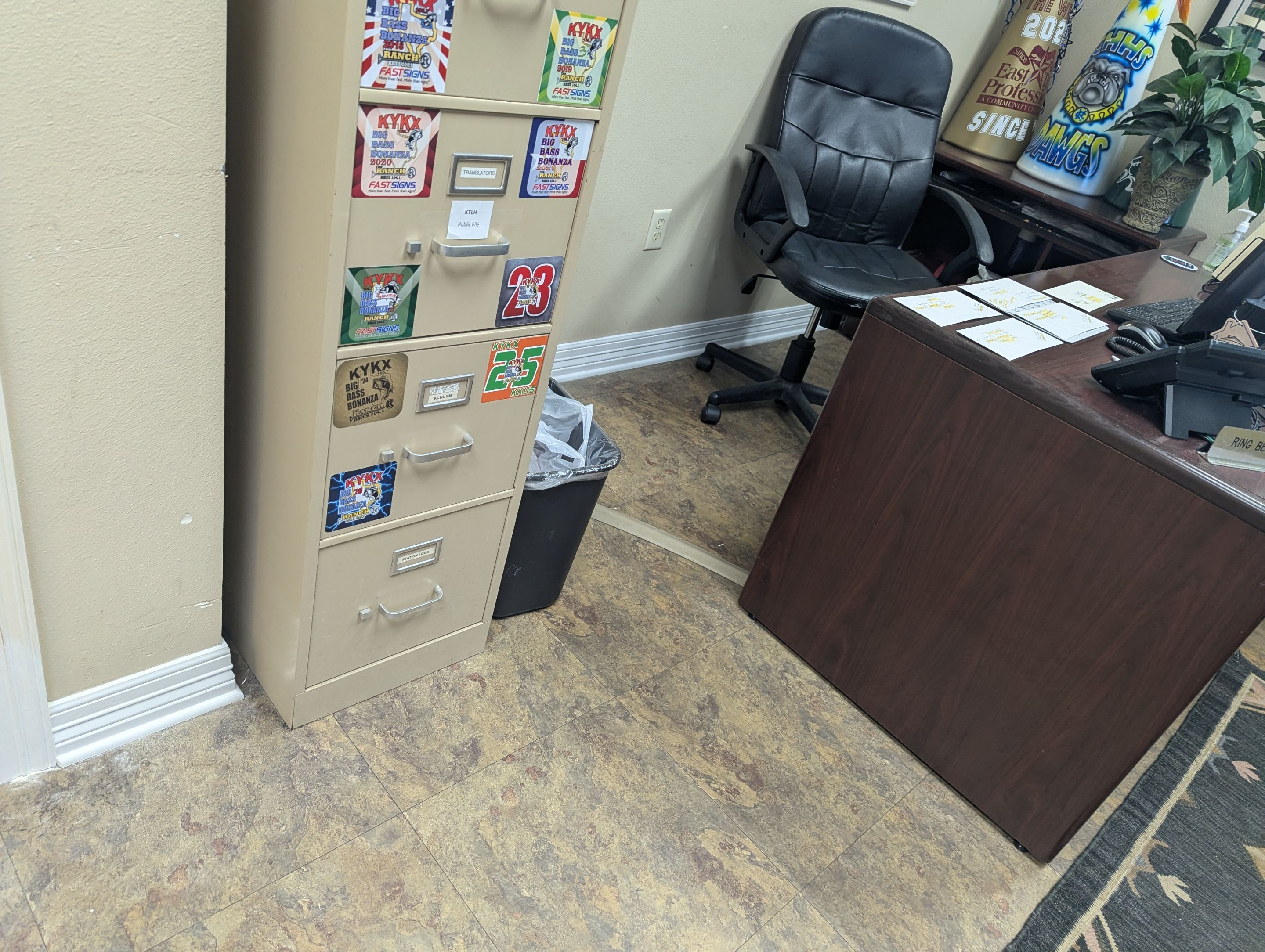 Commercial Interior Painting at KYKX 105.7 in Longview, TX by Quality Coats Painting