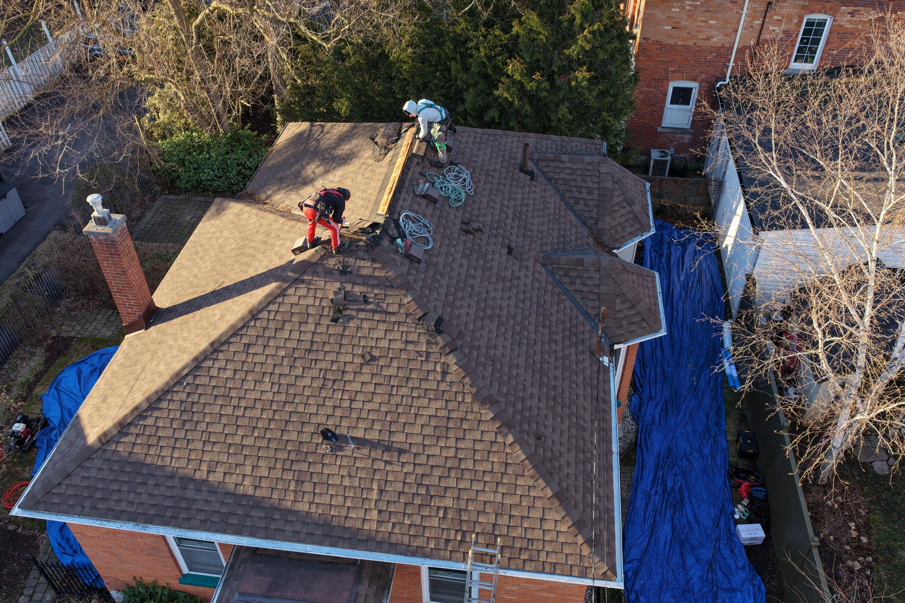 Project in Hamilton by The Roofing Crew