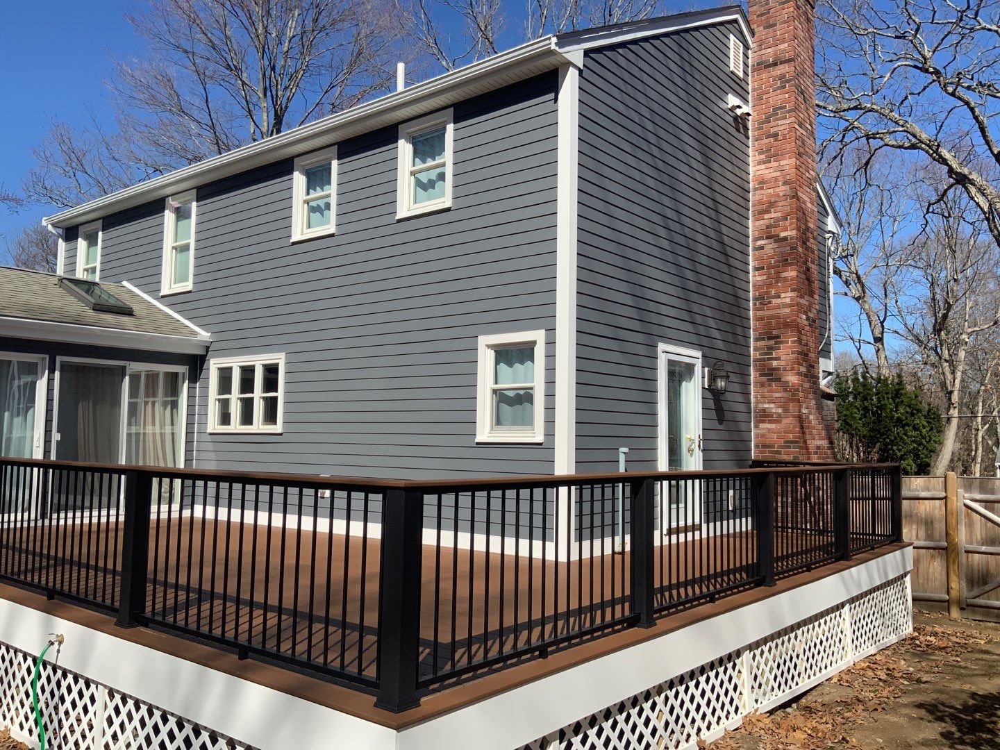 Deck and Sidin in Milford, MA by UBrothers Construction