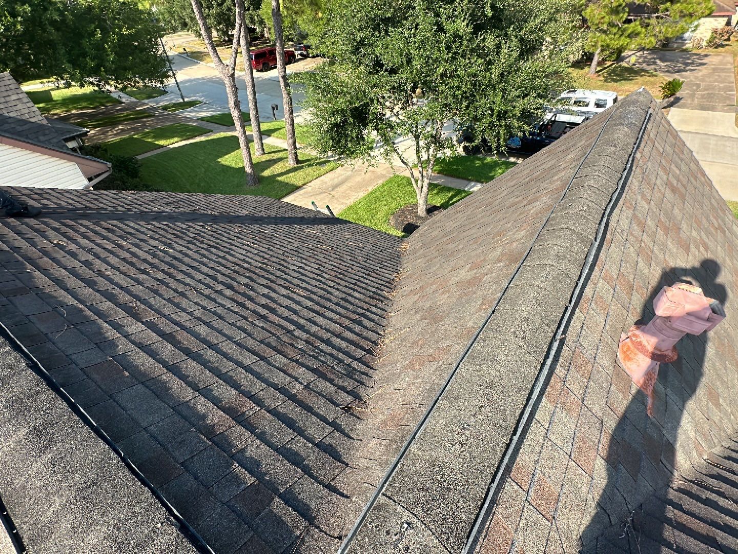 Residential Roofing Installation using Owen's Corning Duration (Lifetime) Shingles by Roof Repair Company