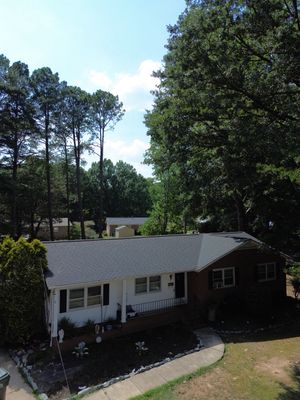 Roof replacement, gutter and interior repair by hail damage