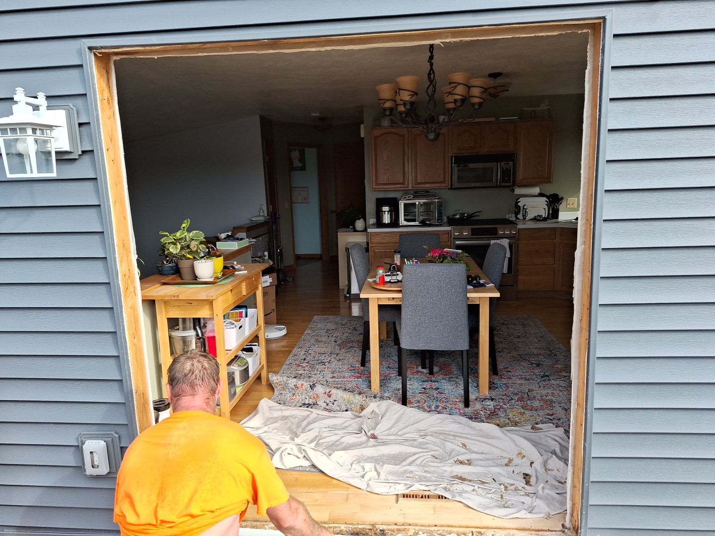 Window Installation using Provia Windows by Total Restoration Services 
