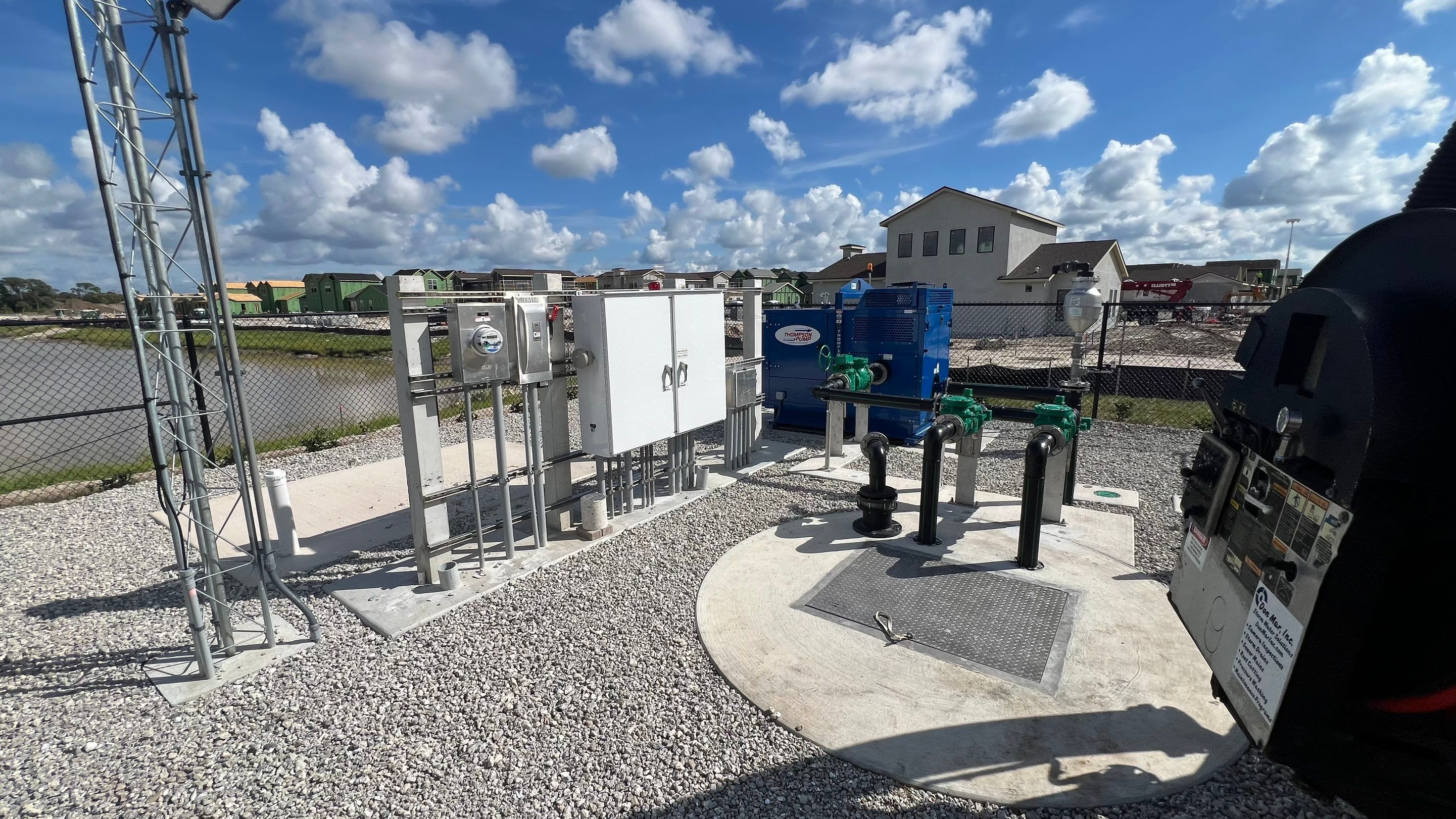 New Construction Sewer System Cleaning by APS Power & Water