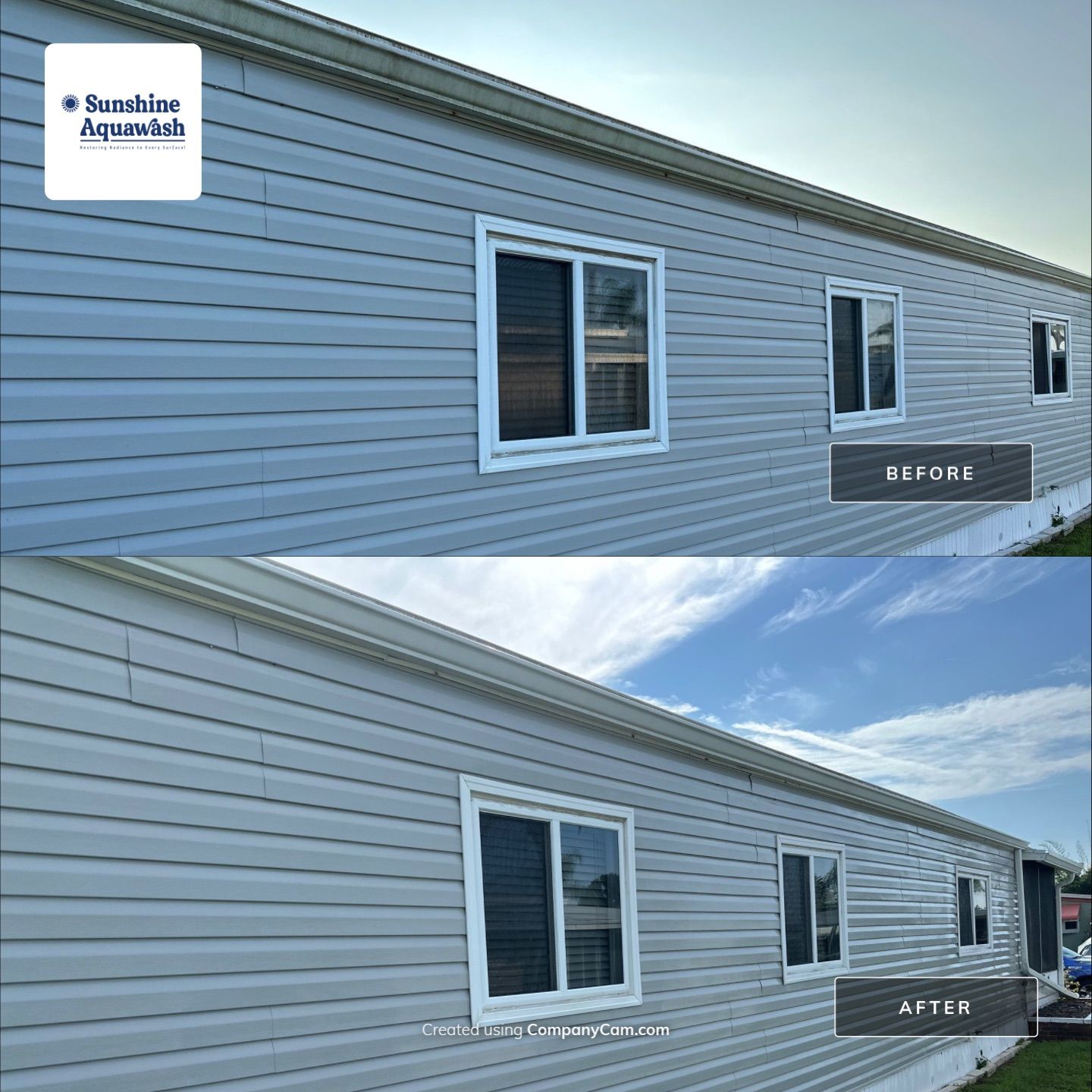 🏡 Mobile Home Soft Wash – Colony Cove, Ellenton, FL by Sunshine AquaWash