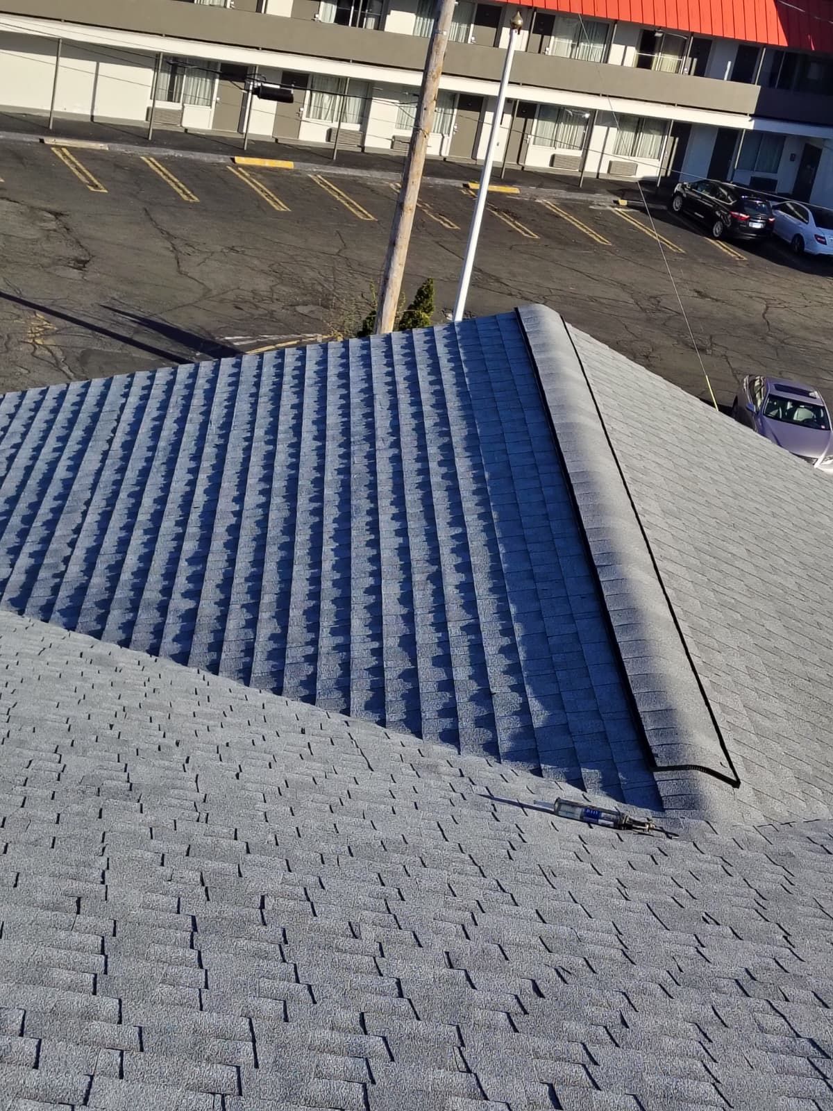Gorgeously installed asphalt shingled roof by DiGiorgi Roofing and Siding Inc