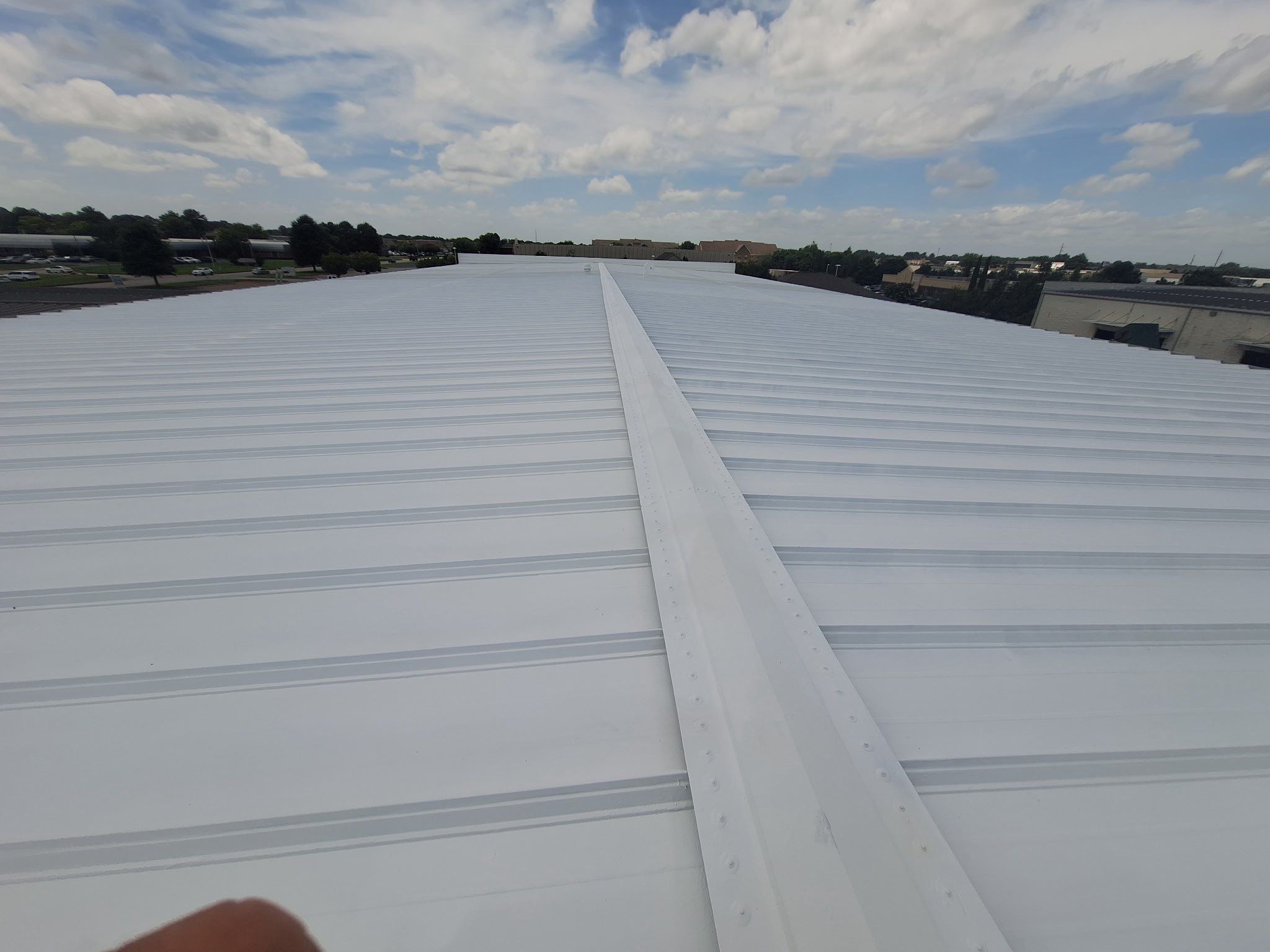 Commercial Metal Roof Coating in Warner Robins by Southern Roof Solutions