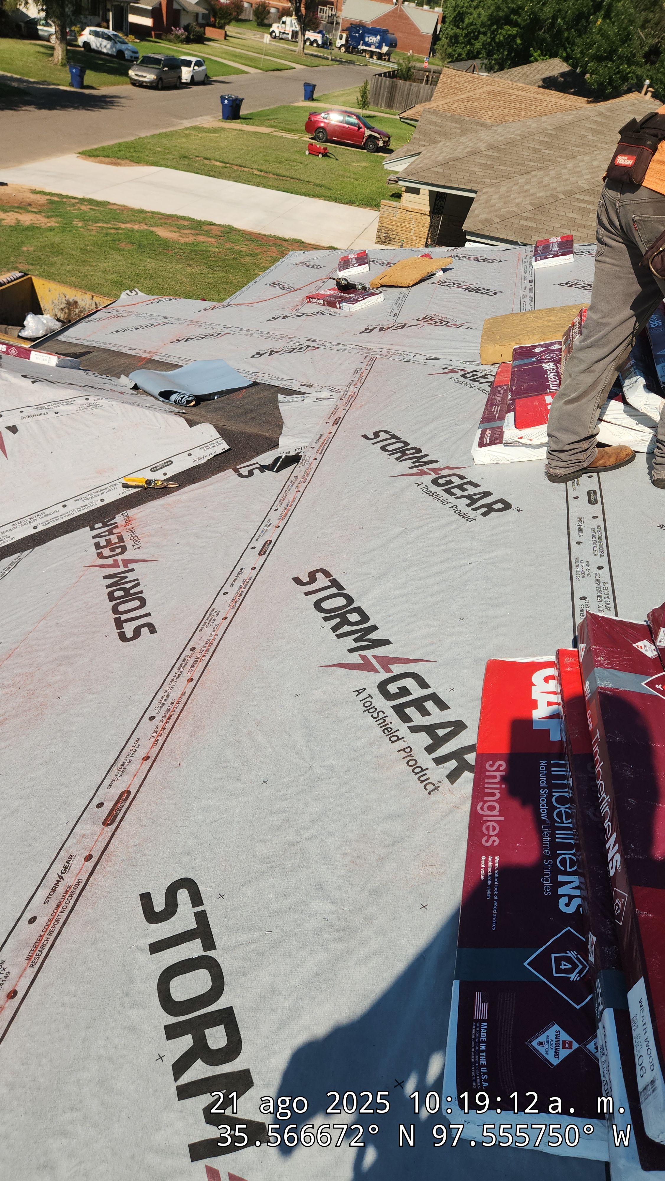 Residential Roofing Installation using GAF by Castillo Roofing