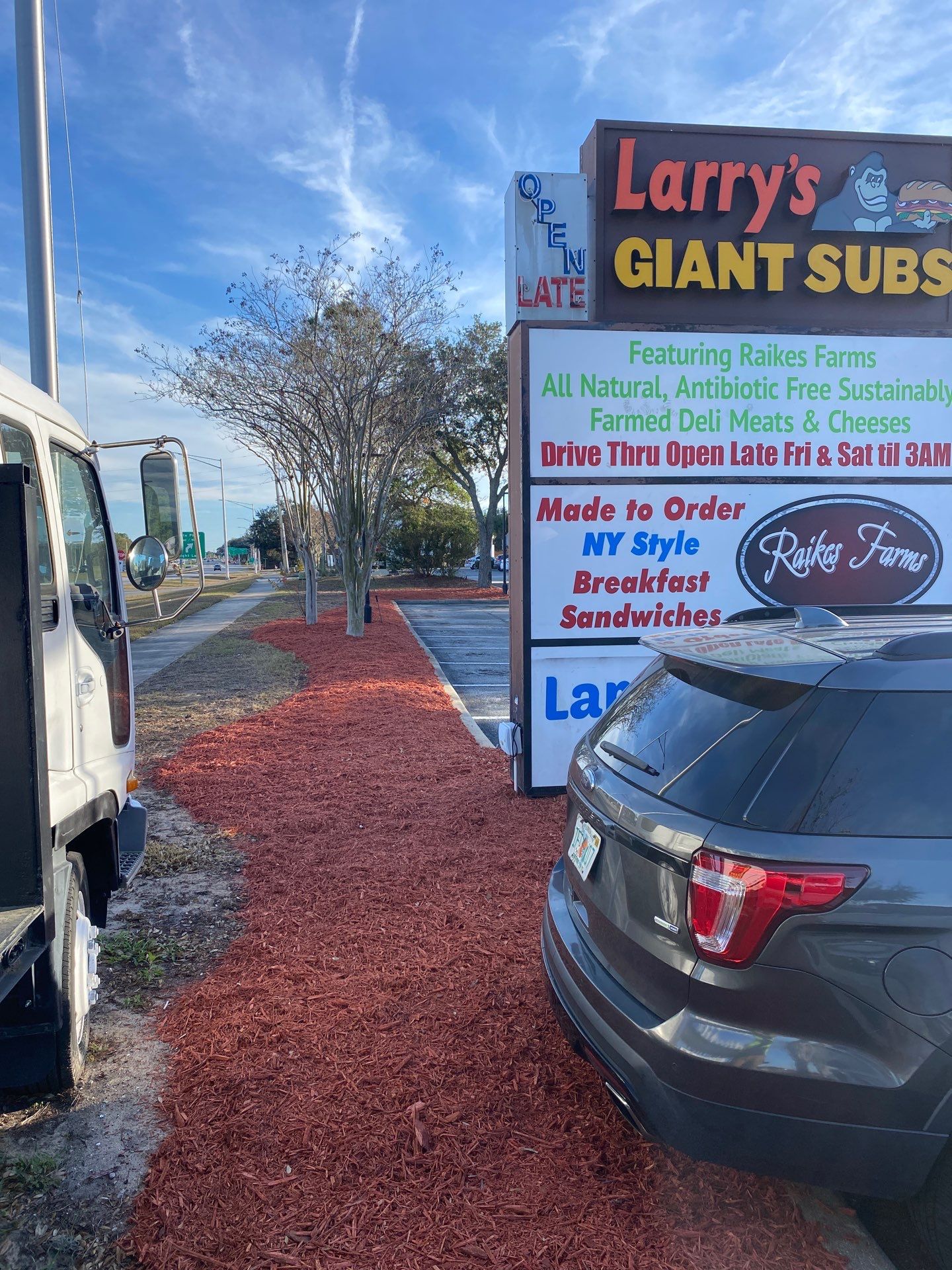 Larry’s Giant Subs | Rock & Mulch by ProGreen Services