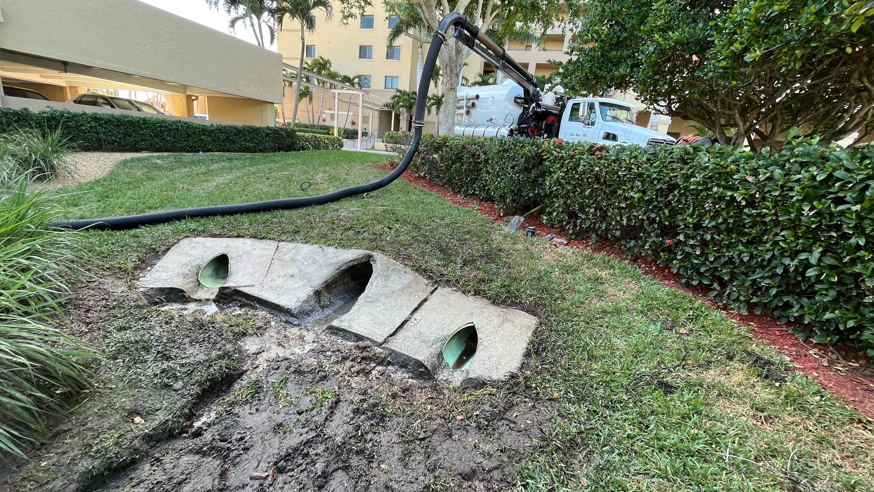 Condo Storm Water System Maintenance and Repairs by Don Mar, Inc. Storm Water Solutions