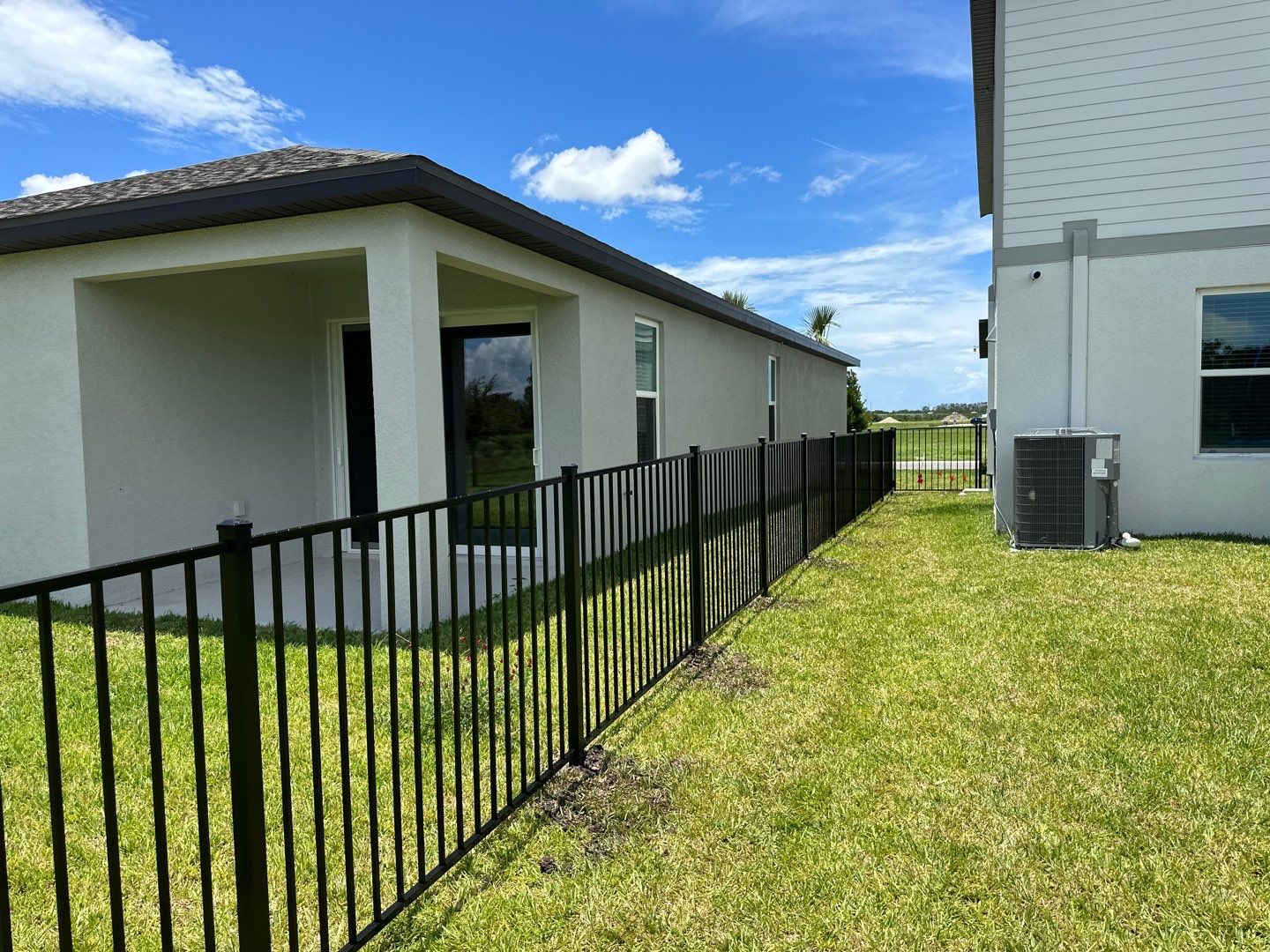 Aluminum Fence Installation using 3 Rail Aluminum Fence by Asap fence and gates, LLC