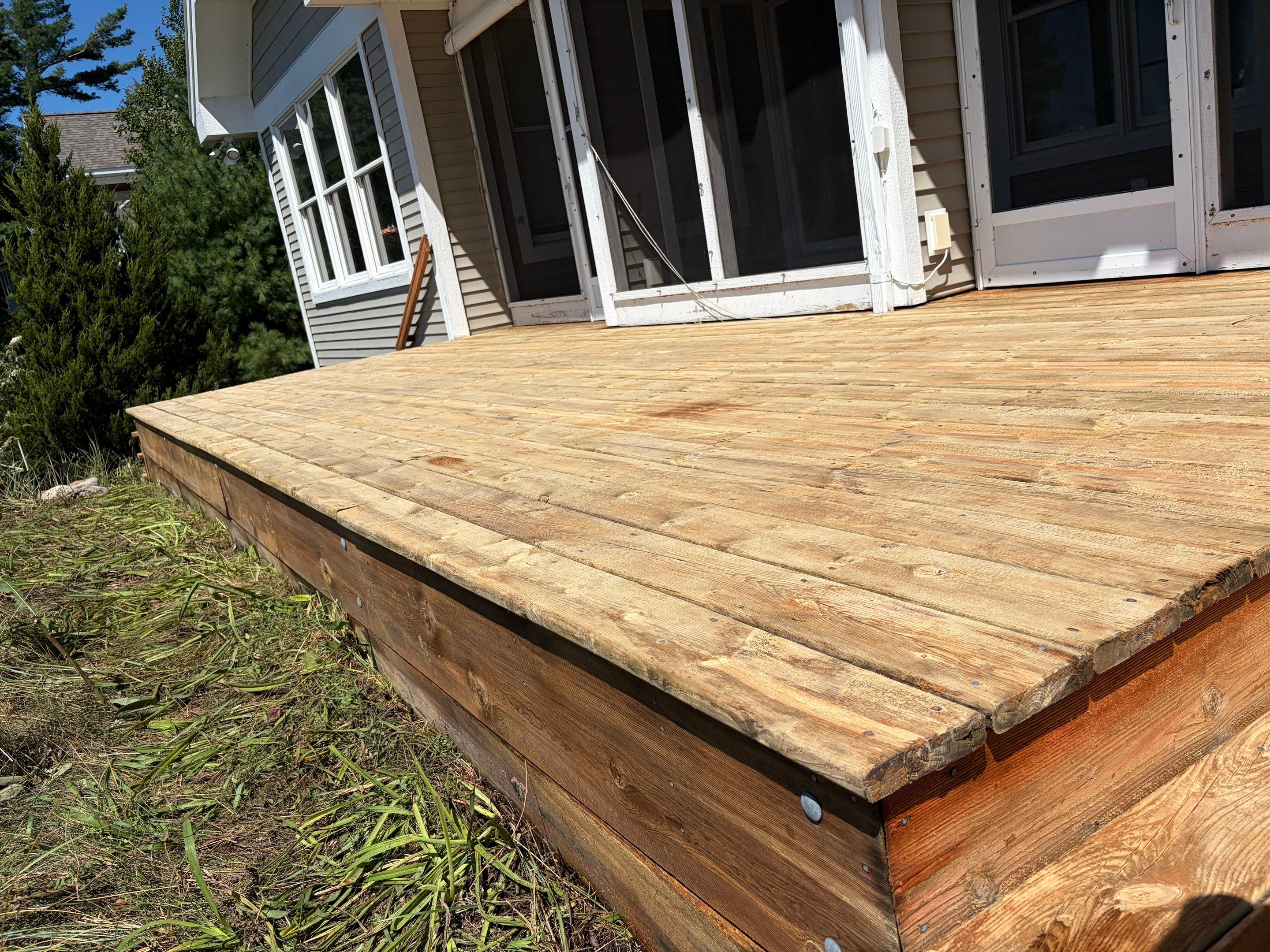 Coastal Deck Pressure Washing and Protective Staining in Whitehall by Gordon Painting