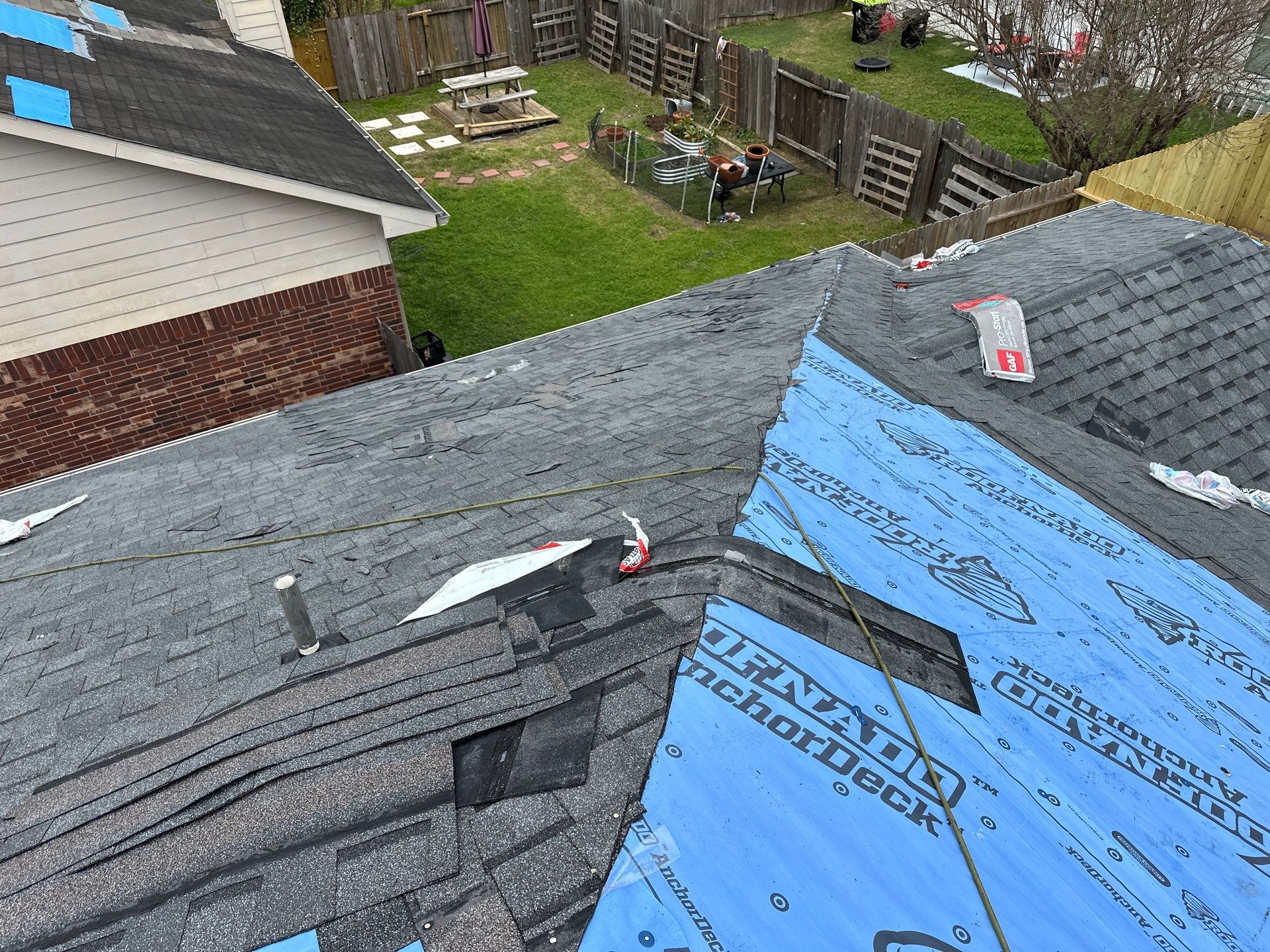 Project in Houston by Motion Roofing