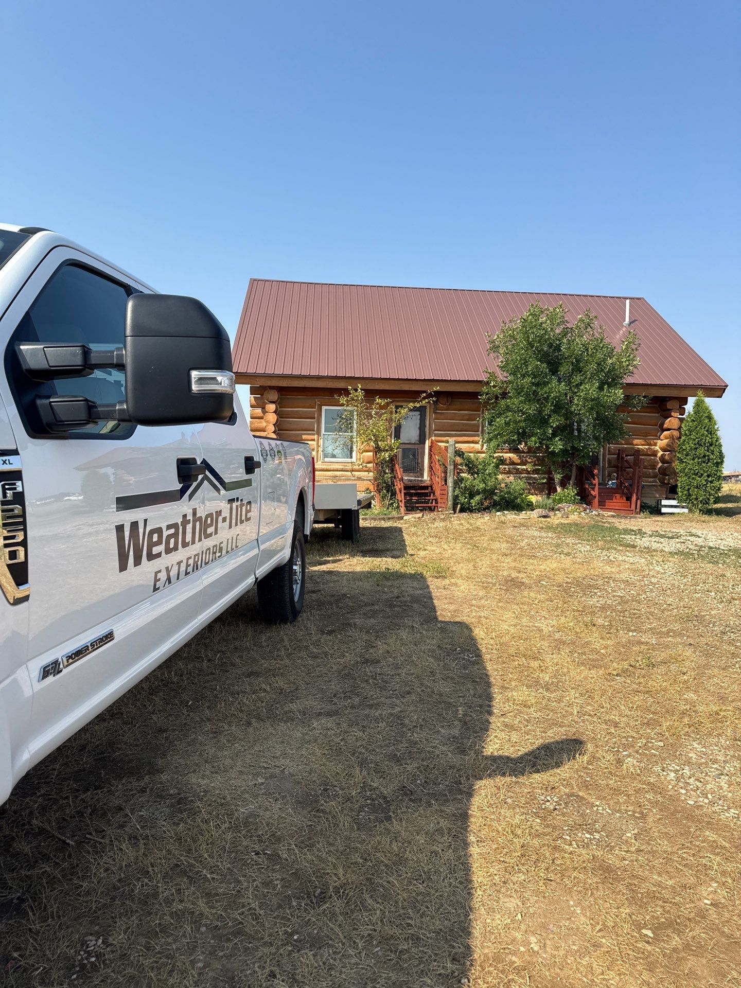 Residential Metal Roofing Replacement on Belle Fourche home. by Weather-Tite Exteriors LLC
